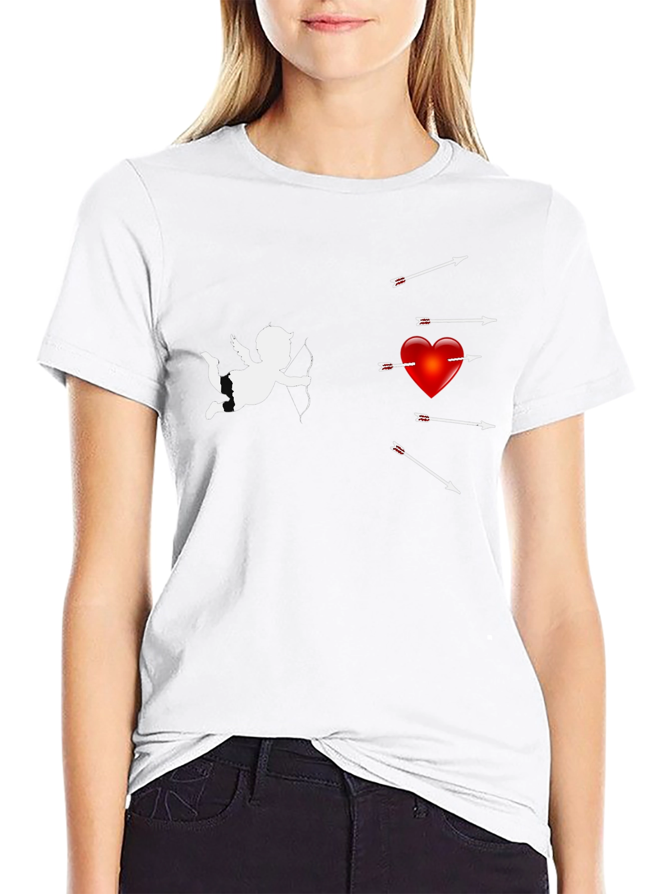Cupids Arrow T-Shirt - Valentines Day