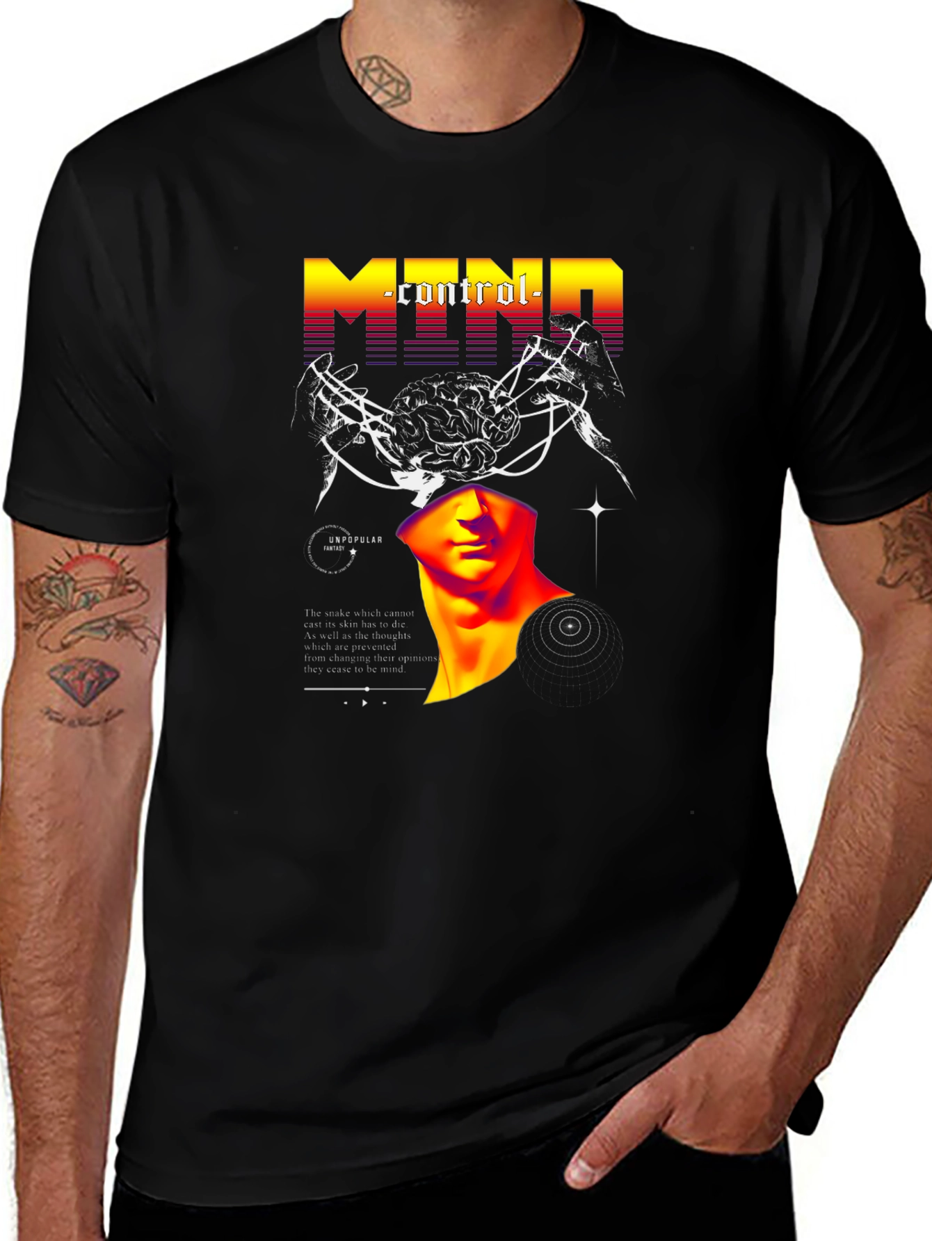 Mind Control Graphic T-Shirt