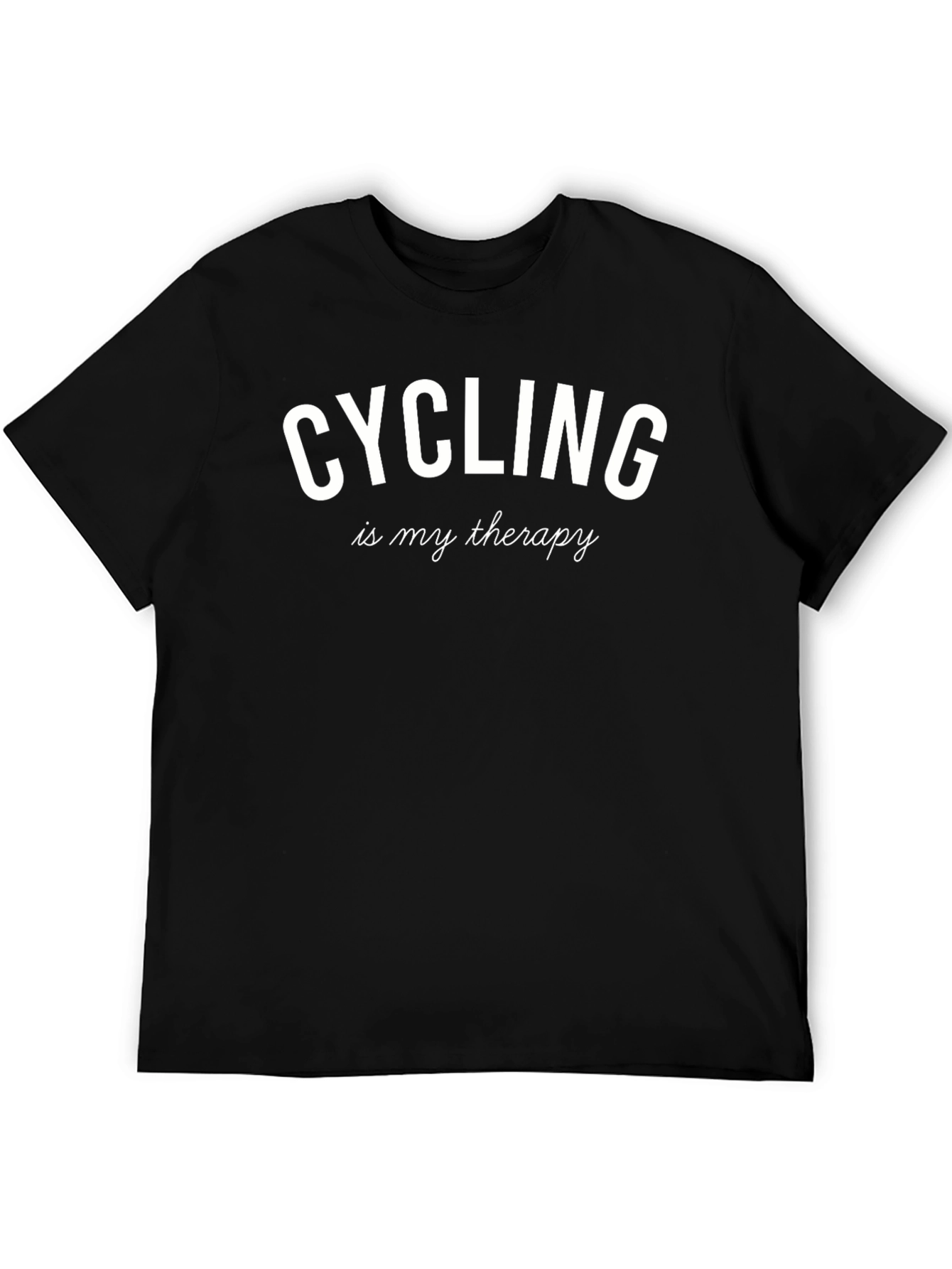 Cycling is My Therapy Graphic T-Shirt