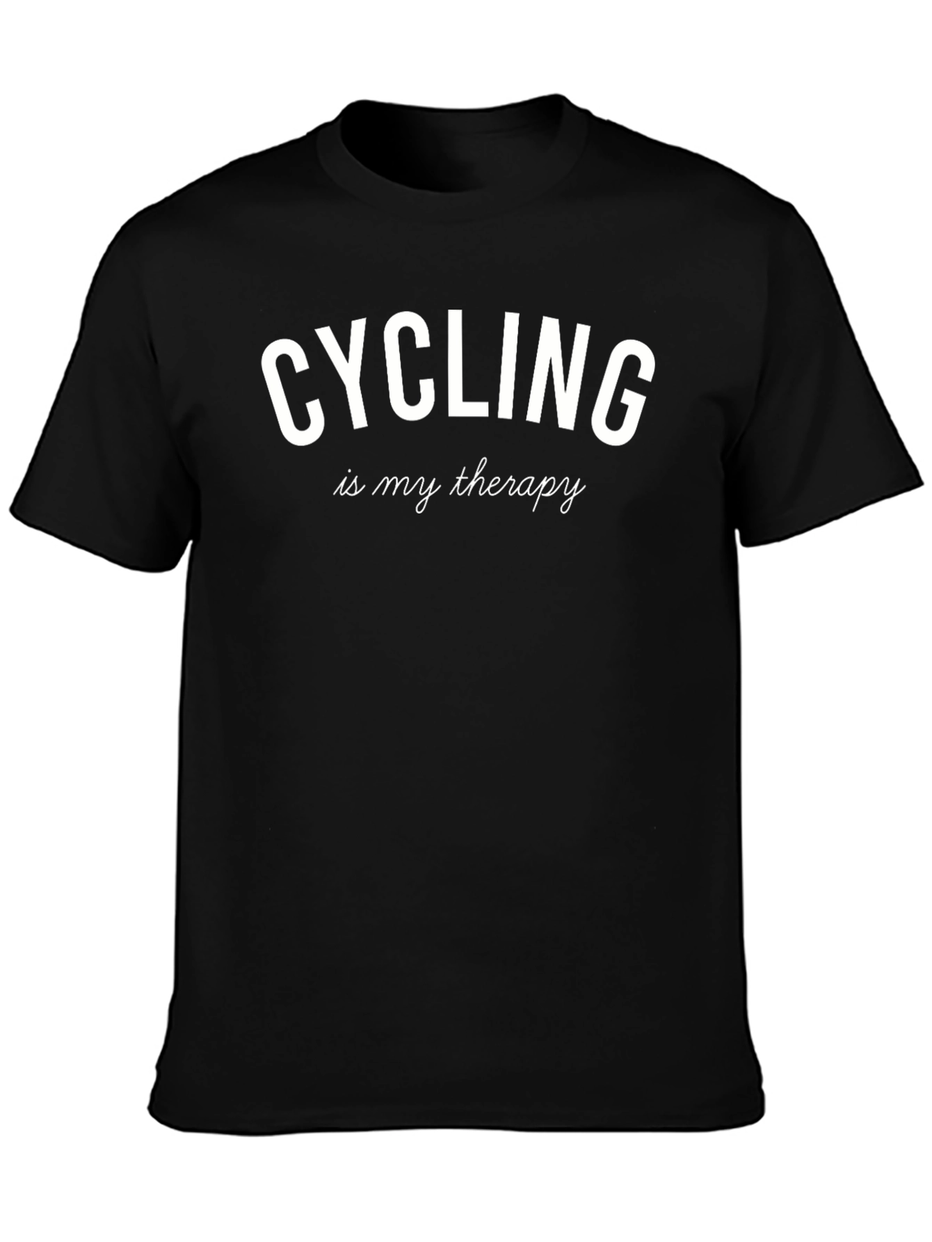 Cycling is My Therapy Graphic T-Shirt