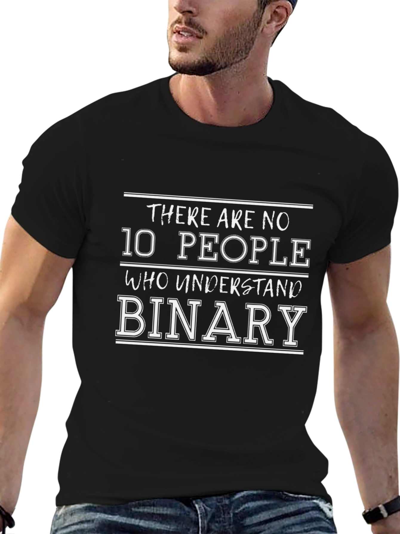 Binary Humor Black T-Shirt