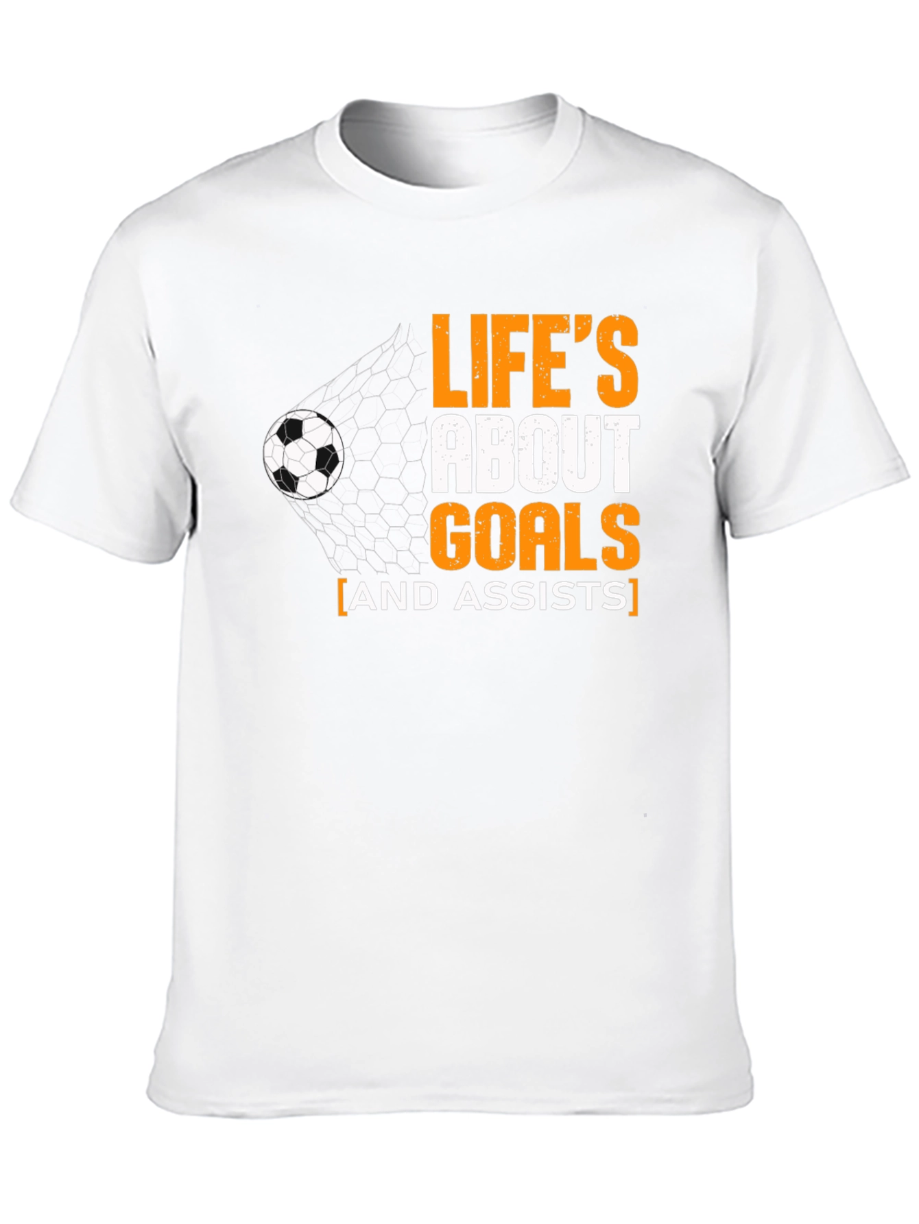 Lifes About Goals & Assists Soccer T-Shirt
