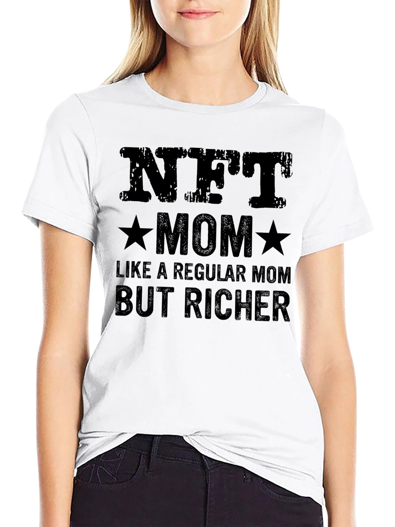 NFT Mom T-Shirt - Richer Than Regular
