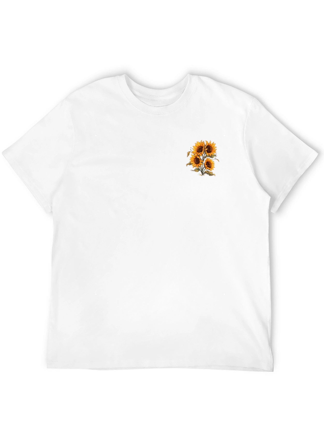 Sunflower Graphic Black T-Shirt