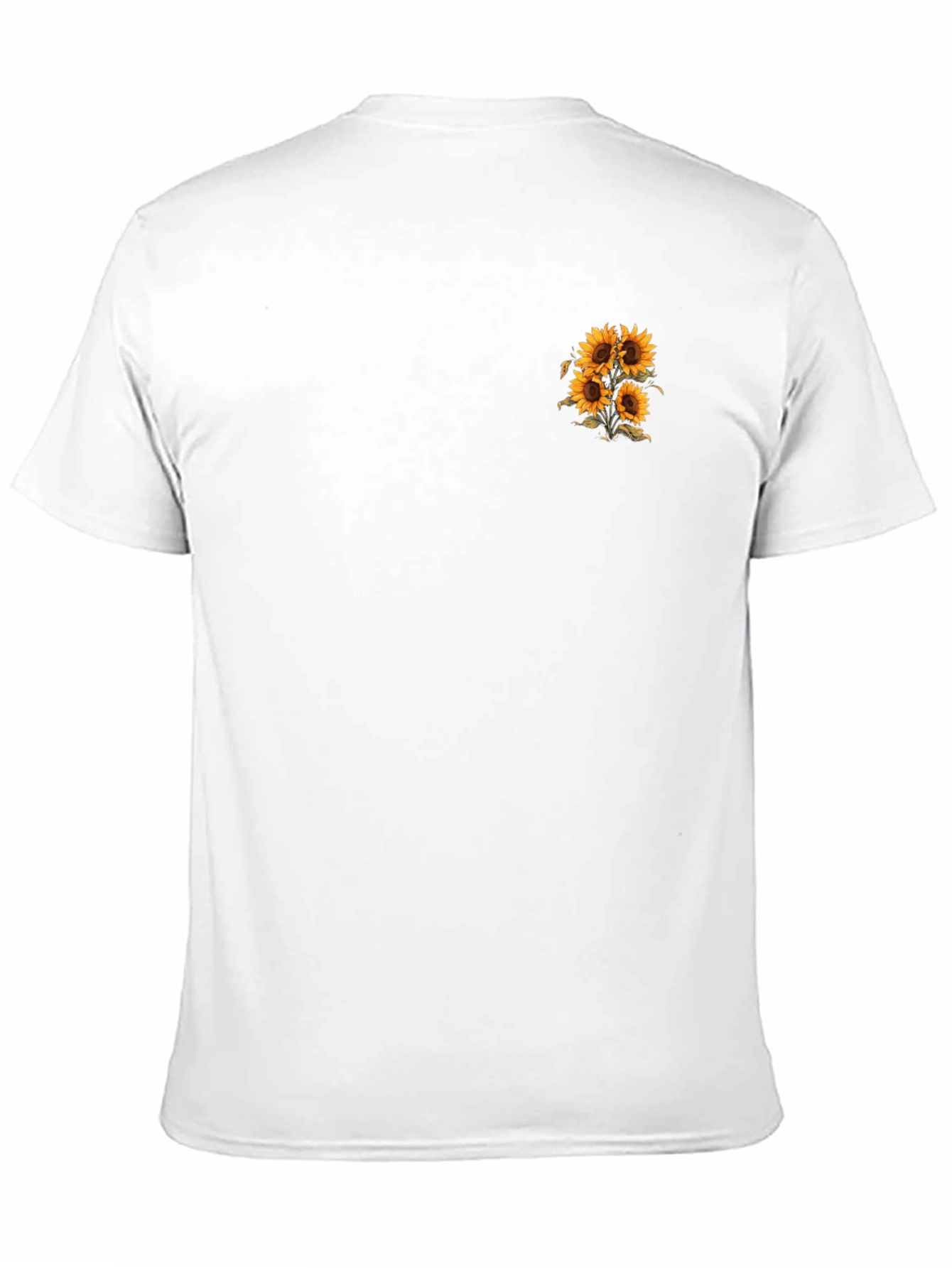Sunflower Graphic Black T-Shirt