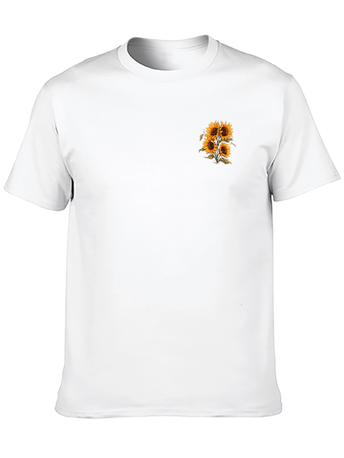 Sunflower Graphic Black T-Shirt