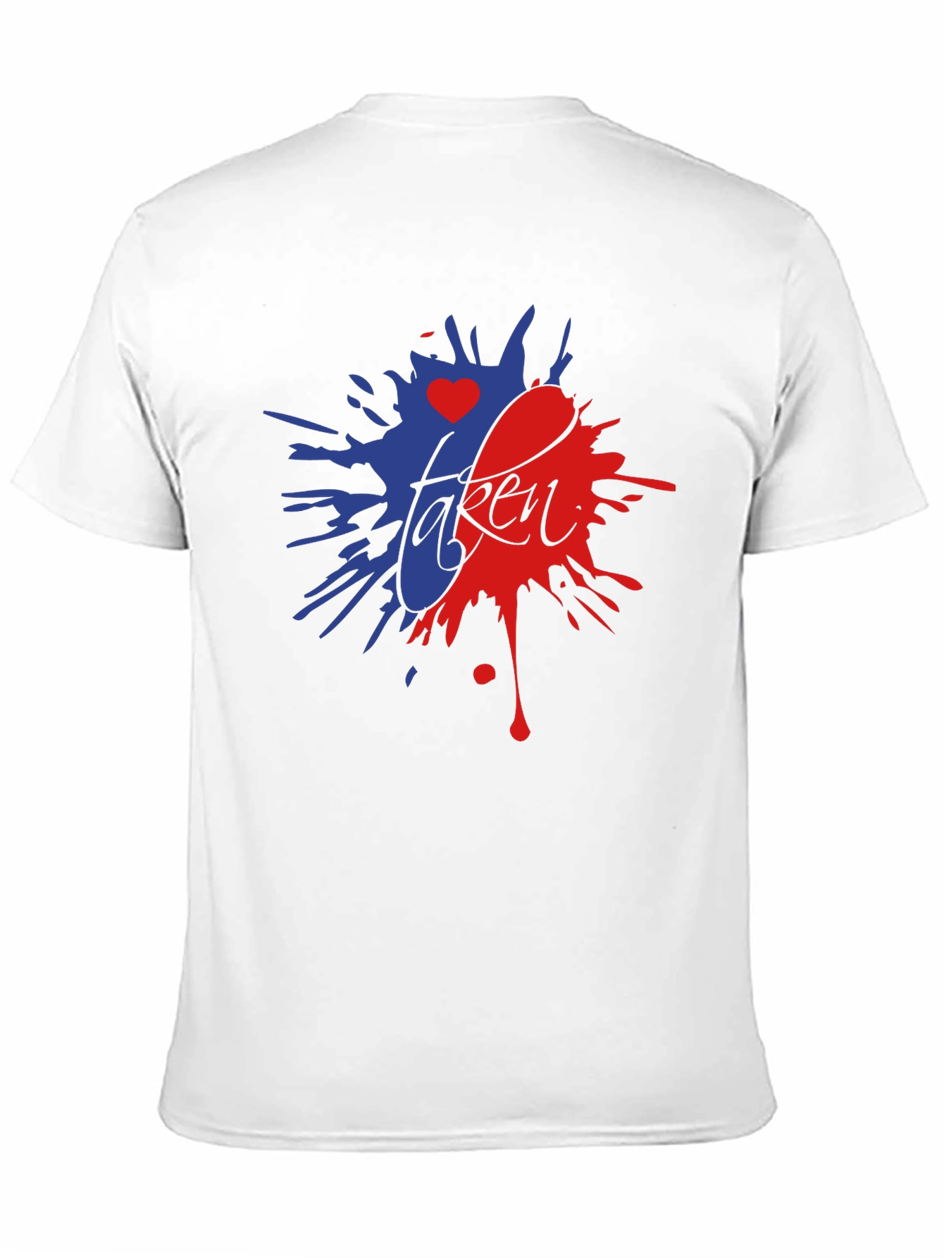 Taken Heart Splatter Graphic Tee - Black