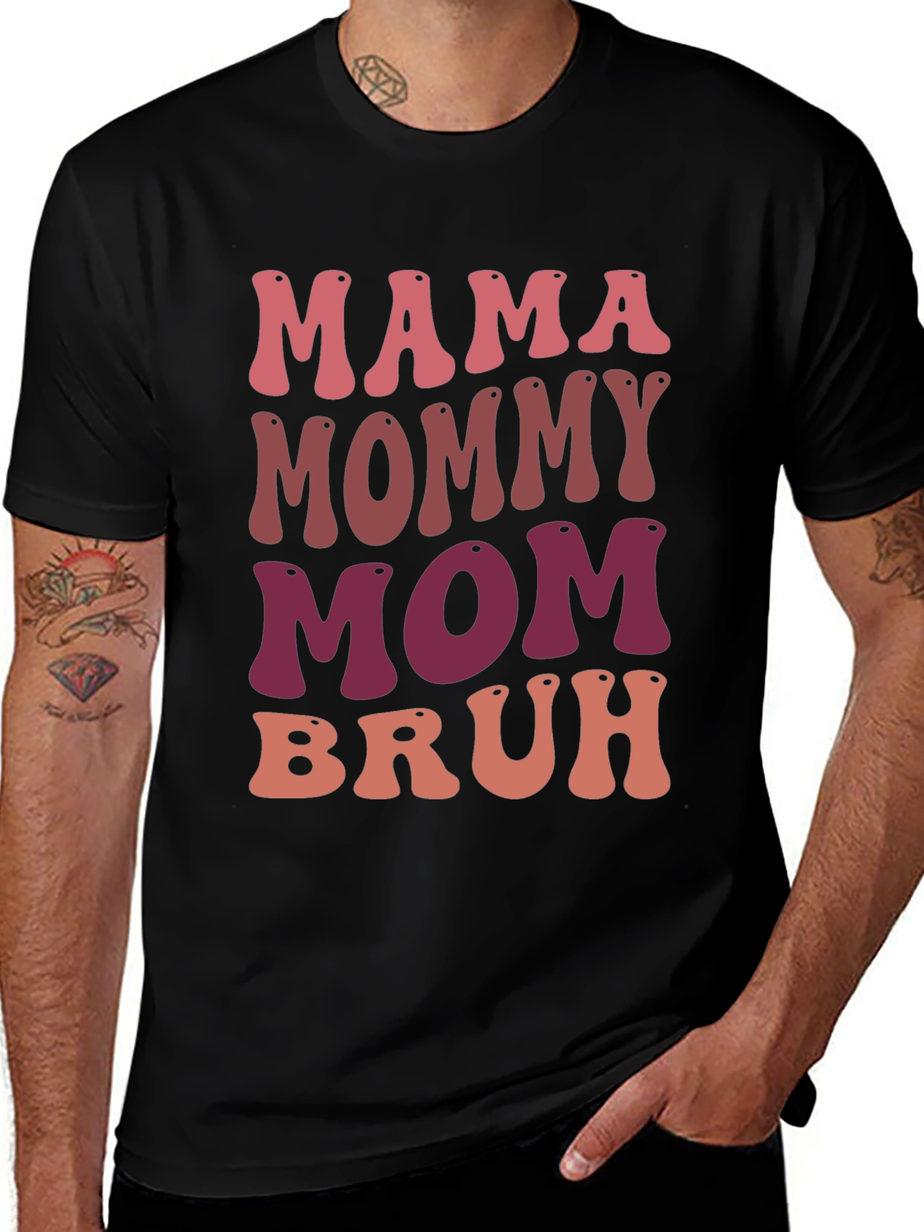 Mama Mommy Mom Bruh Graphic Tee