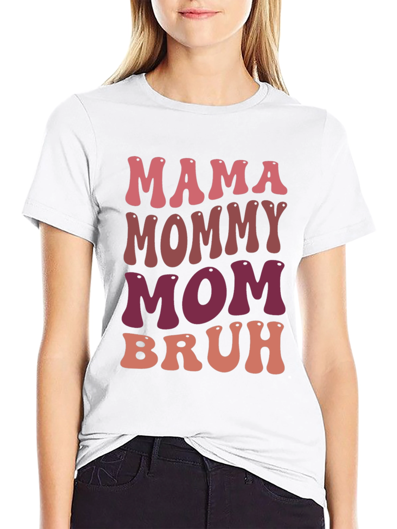 Mama Mommy Mom Bruh Graphic Tee