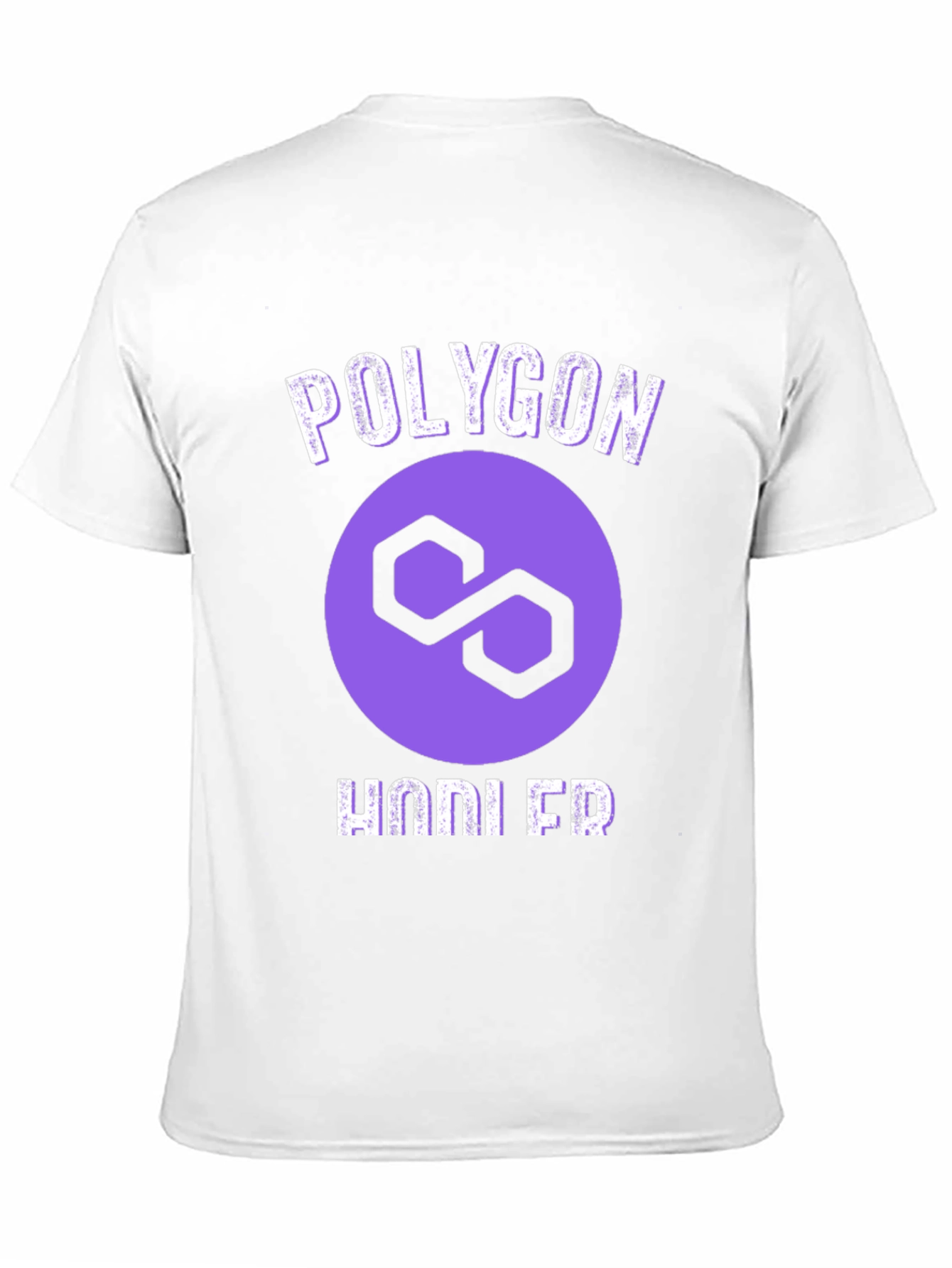 Polygon HODLER Black T-Shirt Crypto Fan