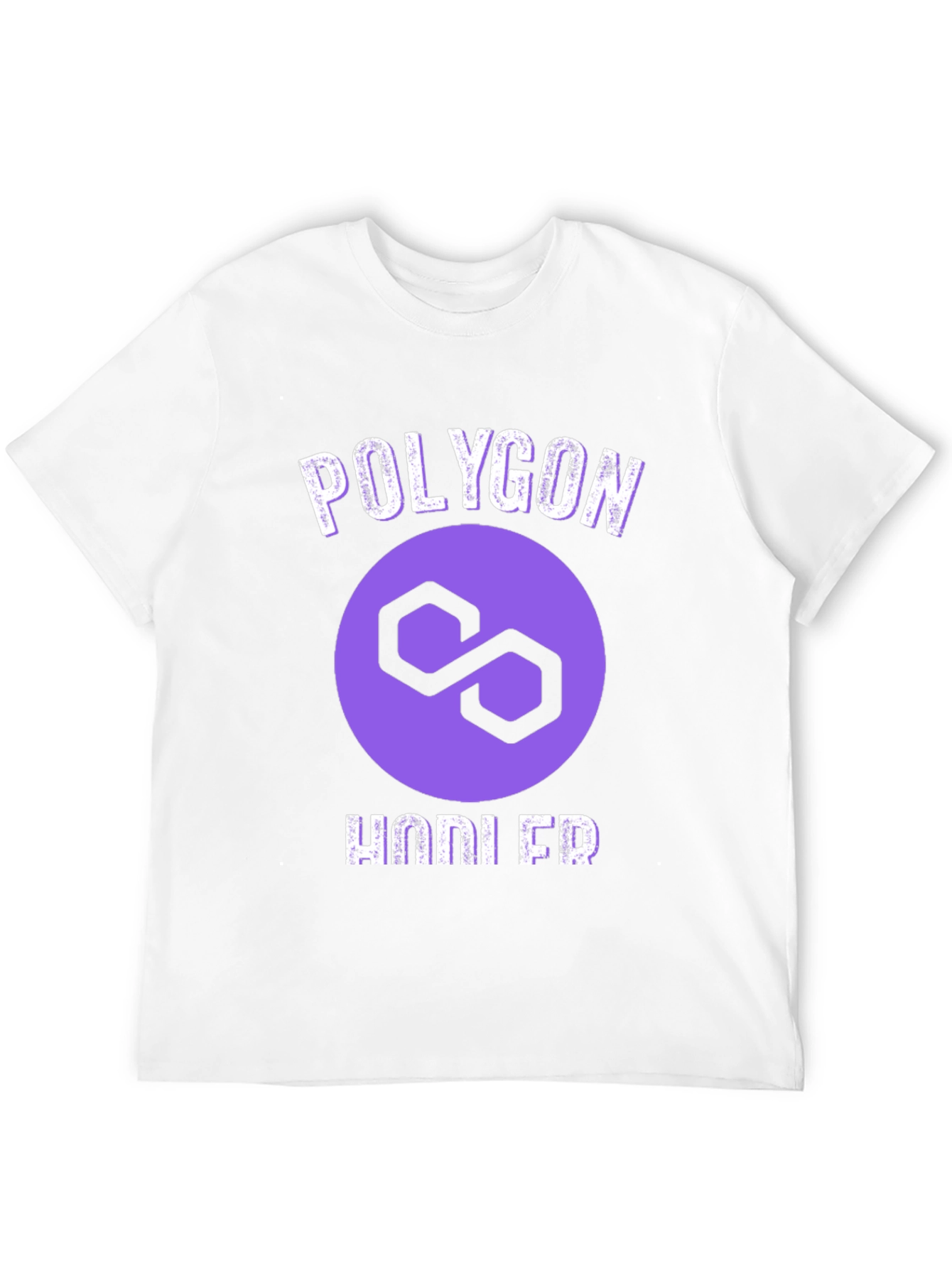 Polygon HODLER Black T-Shirt Crypto Fan