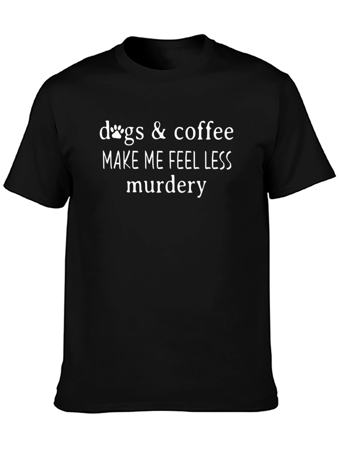Dogs & Coffee Funny T-Shirt