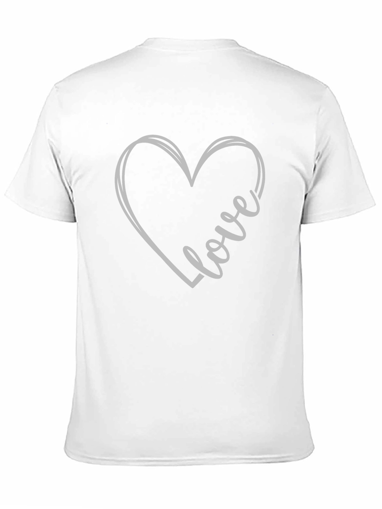 Love Heart Graphic Tee - Stylish Casual Wear