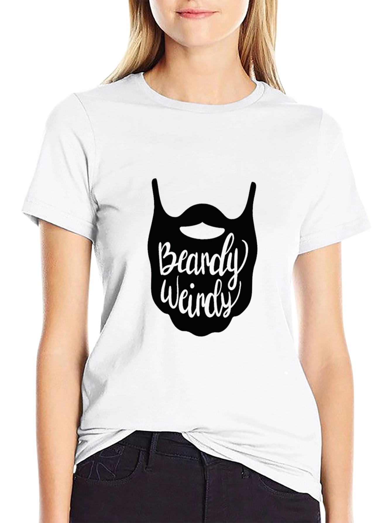 Beardy Weirdy Black Graphic Tee