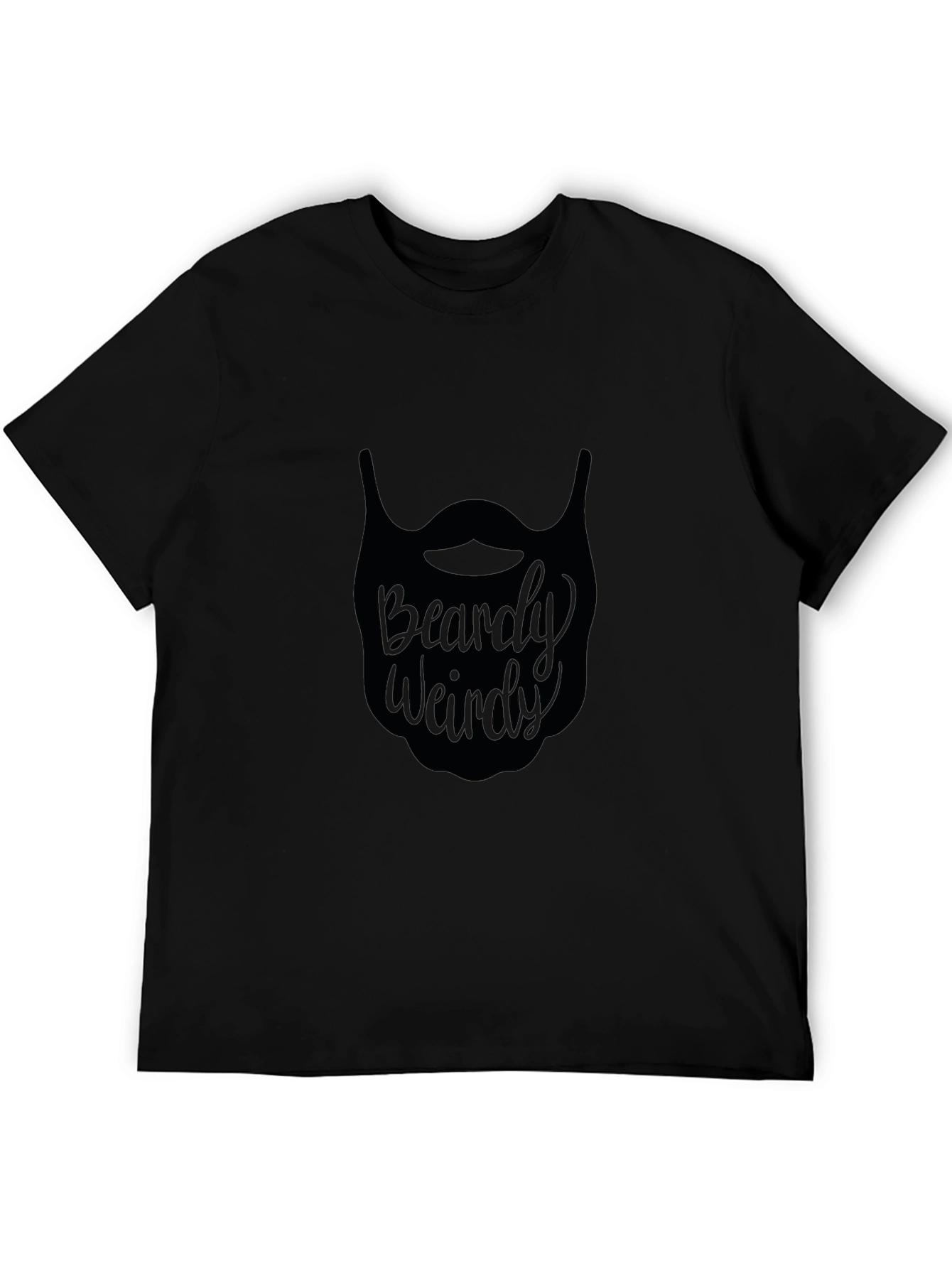 Beardy Weirdy Black Graphic Tee