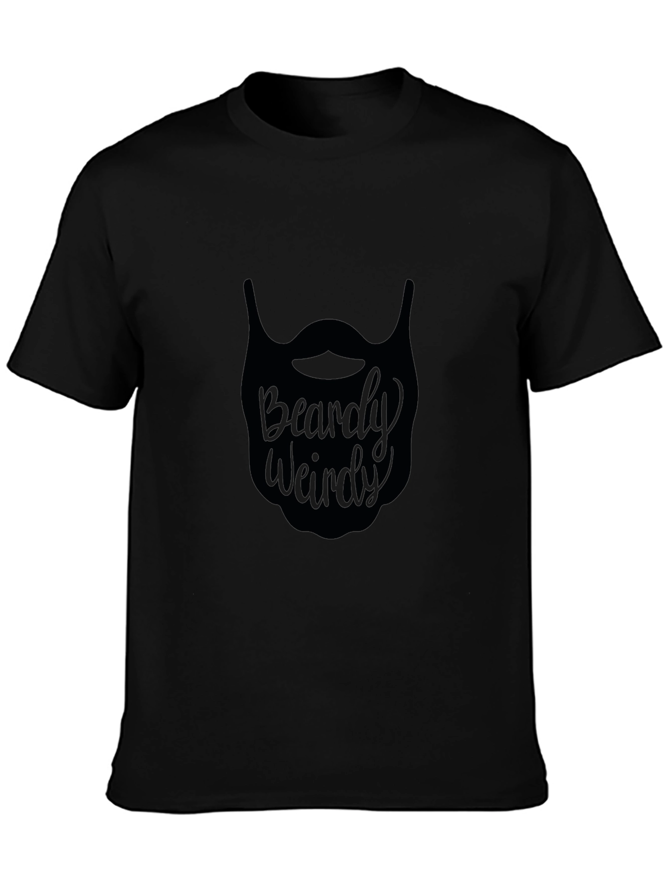 Beardy Weirdy Black Graphic Tee