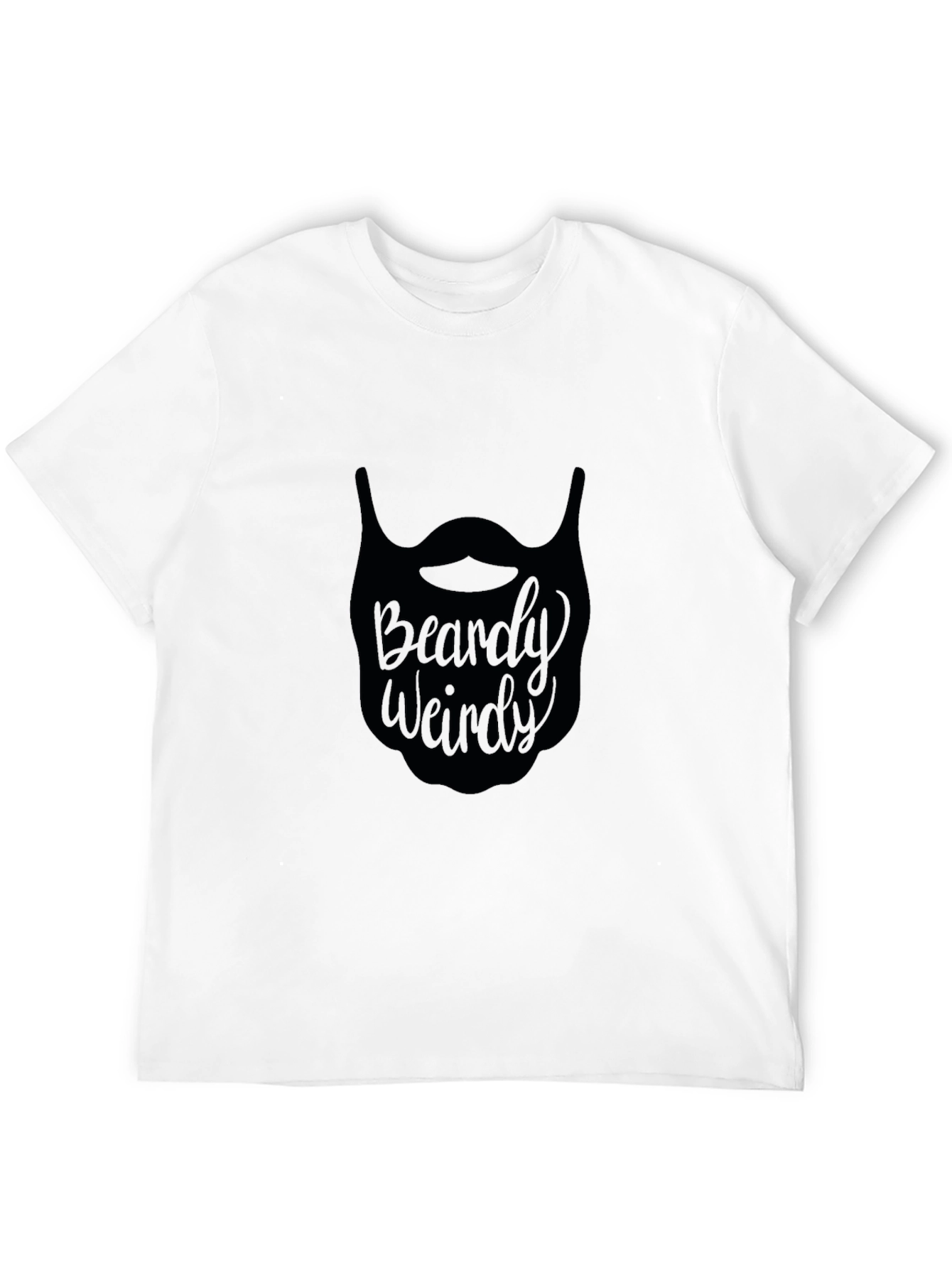 Beardy Weirdy Black Graphic Tee