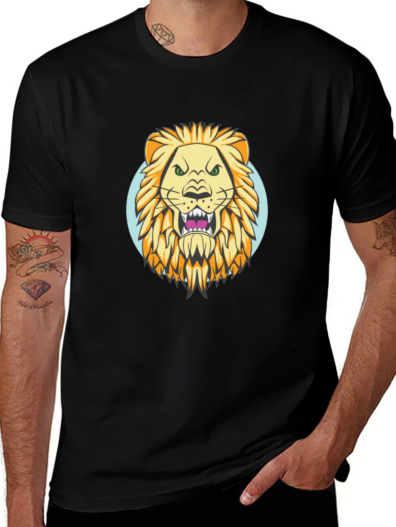 Lion Graphic Tee - Fierce Style