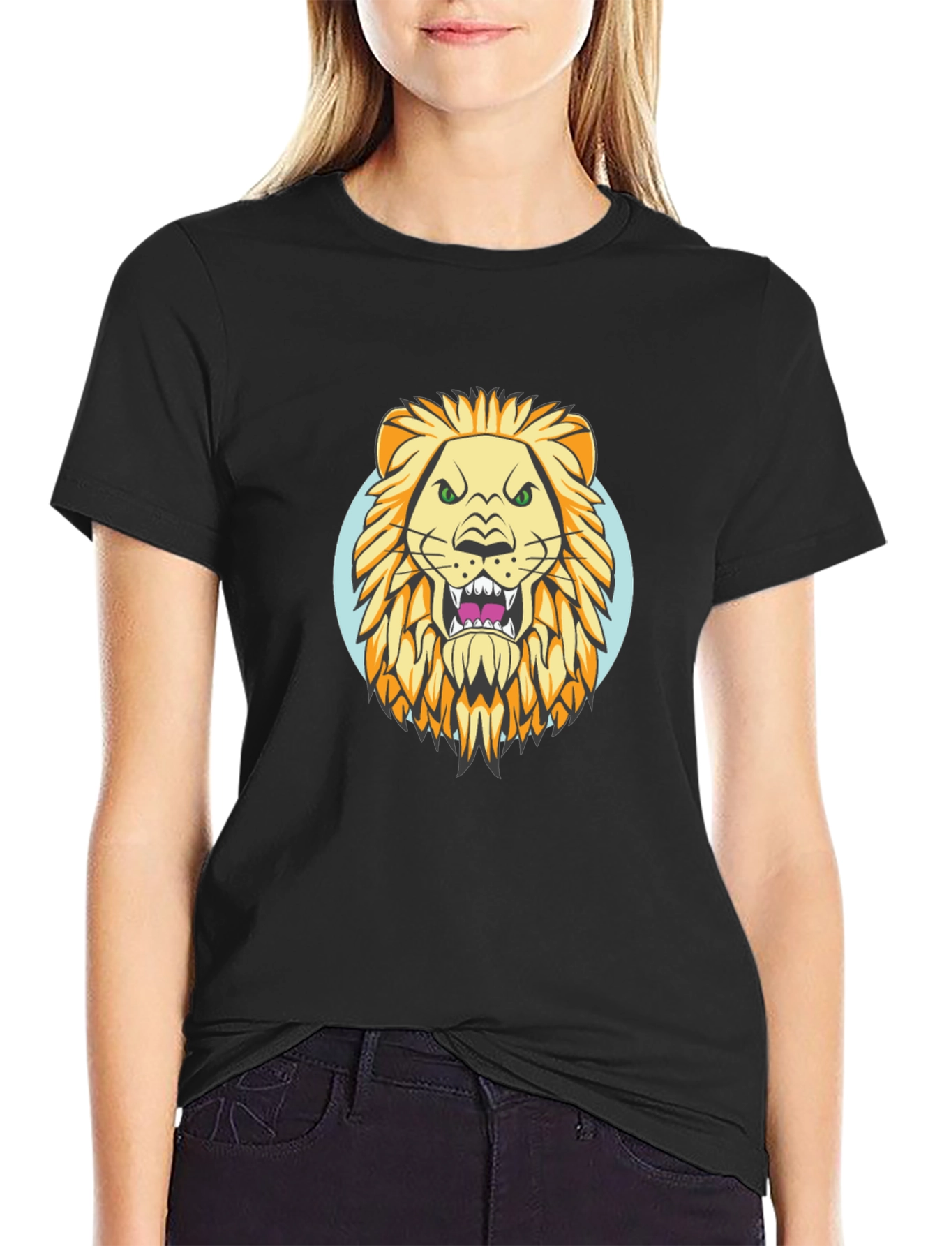 Lion Graphic Tee - Fierce Style