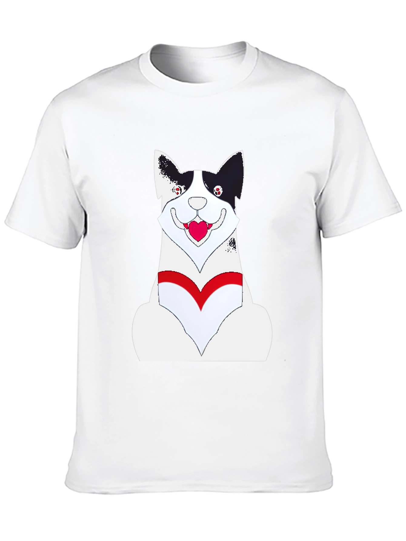 Novelty Dog Graphic Tee - Black