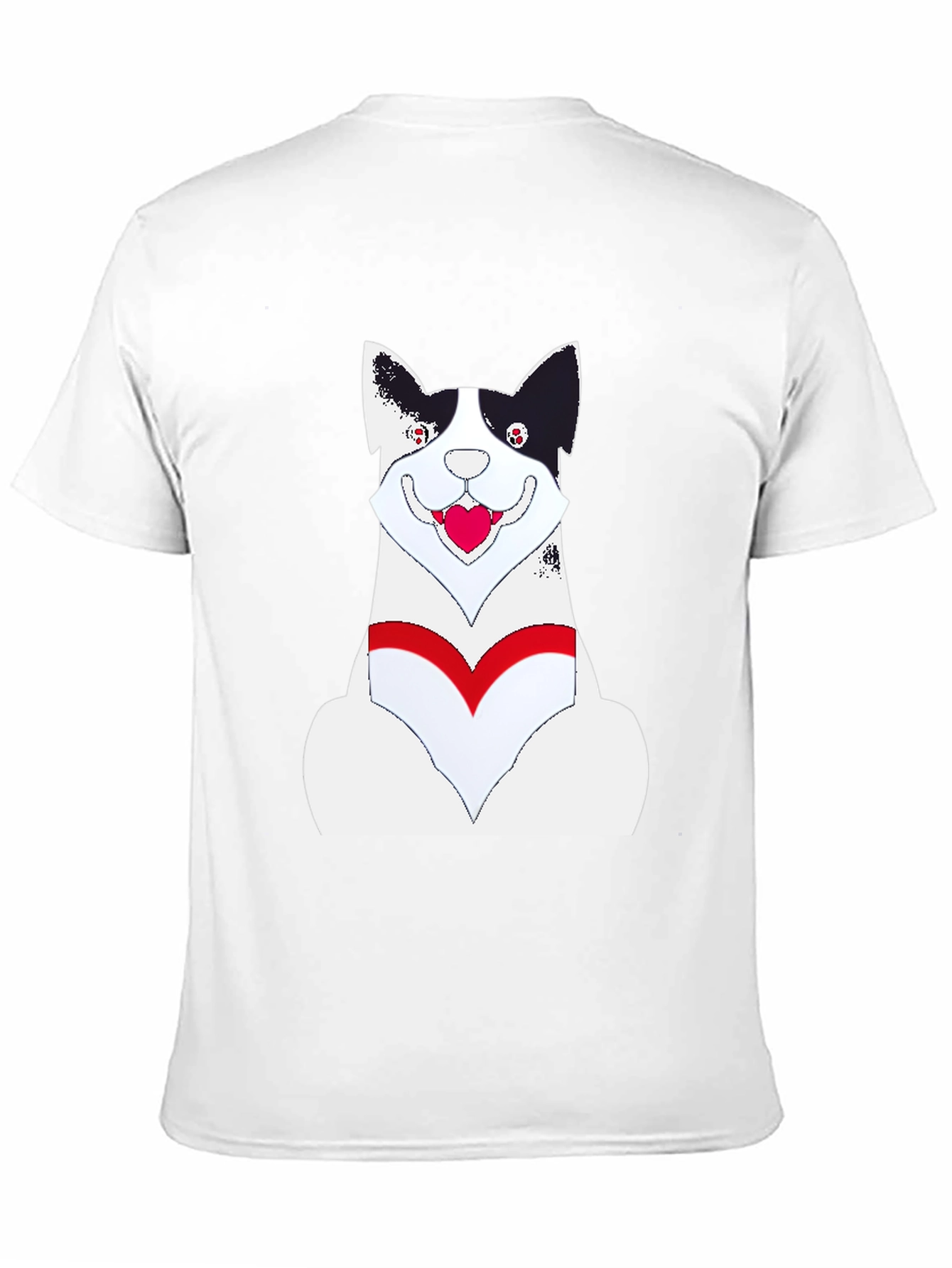 Novelty Dog Graphic Tee - Black