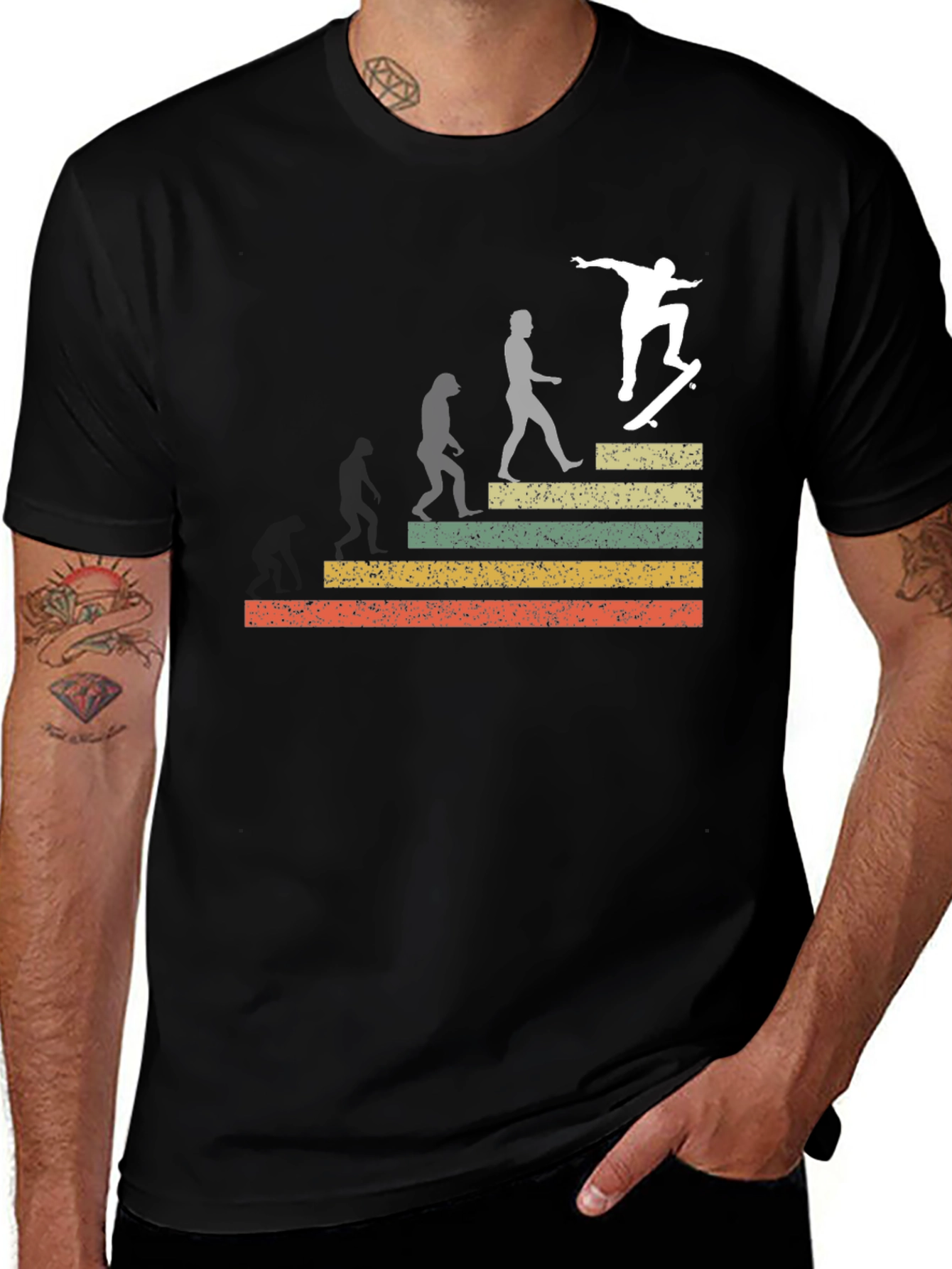 Evolution of Skateboarding T-Shirt