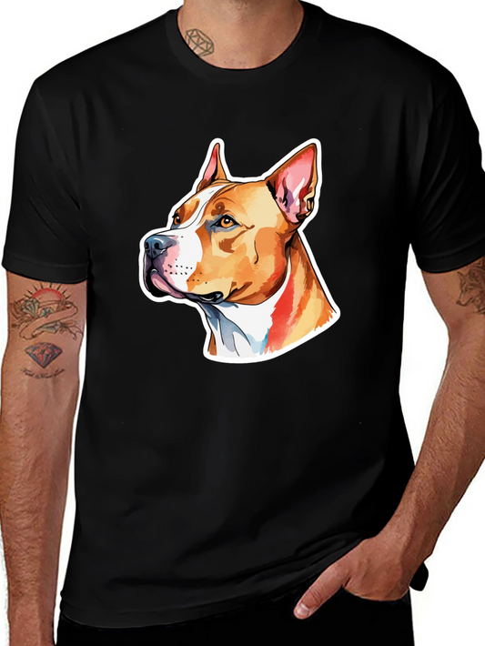 Pitbull Dog Graphic T-Shirt