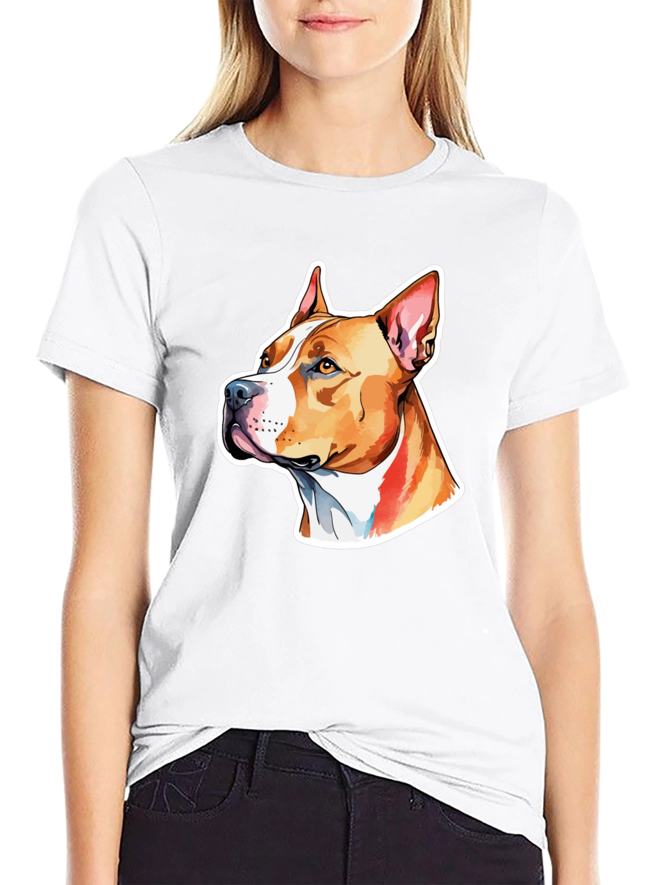 Pitbull Dog Graphic T-Shirt