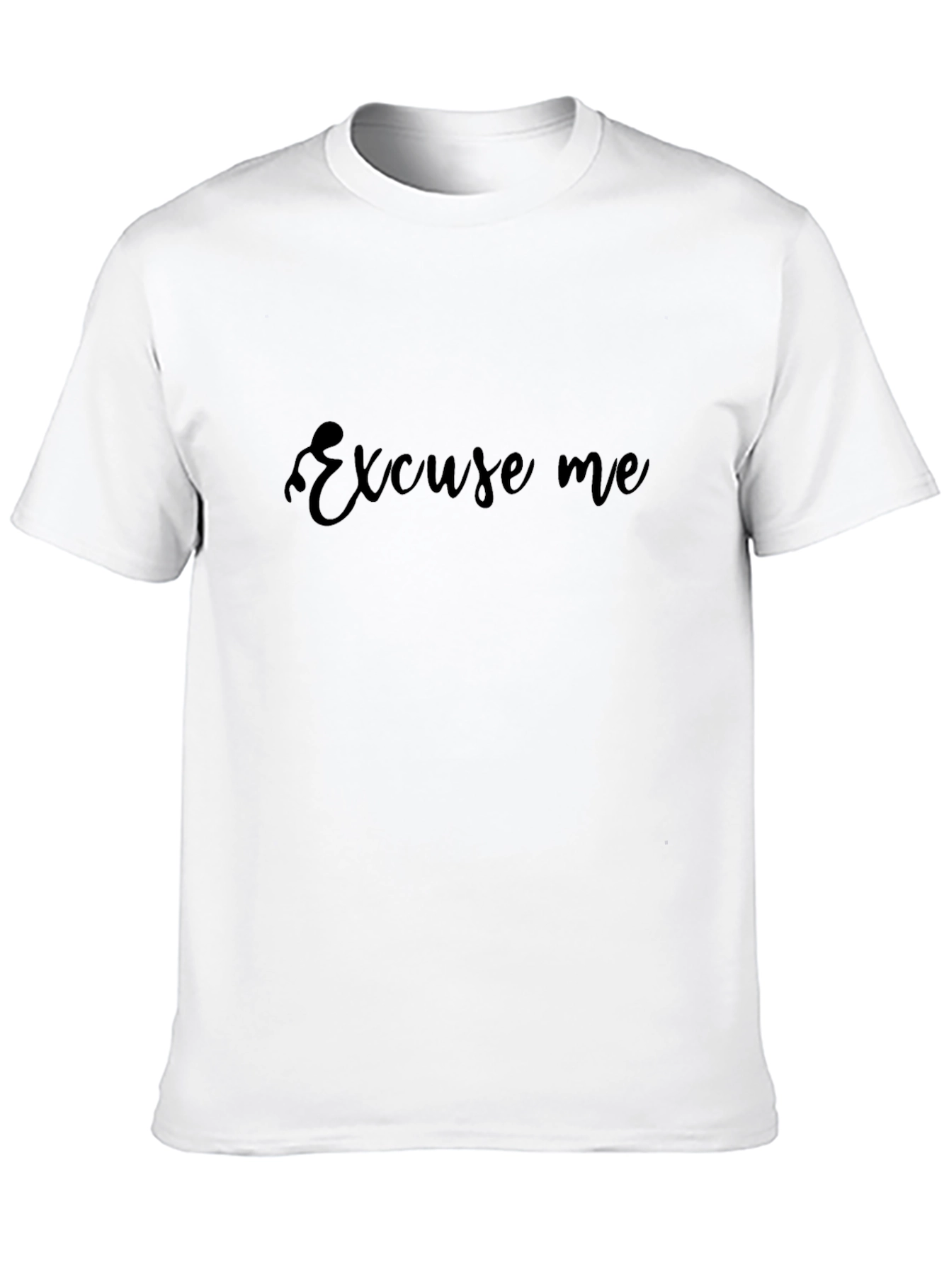 Excuse Me Black T-Shirt - Stylish Casual Wear