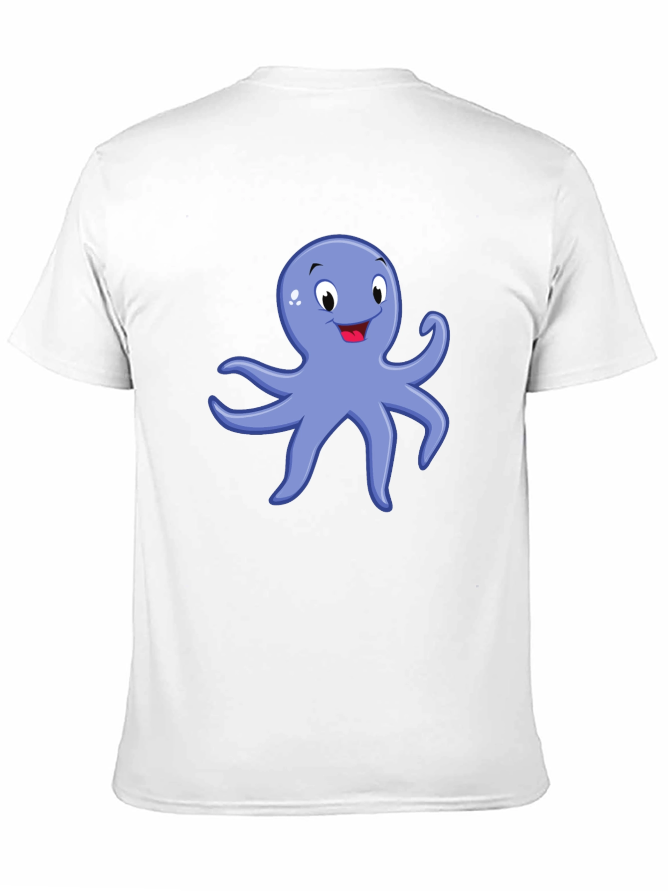 Octopus Graphic Tee - Black Cotton Blend