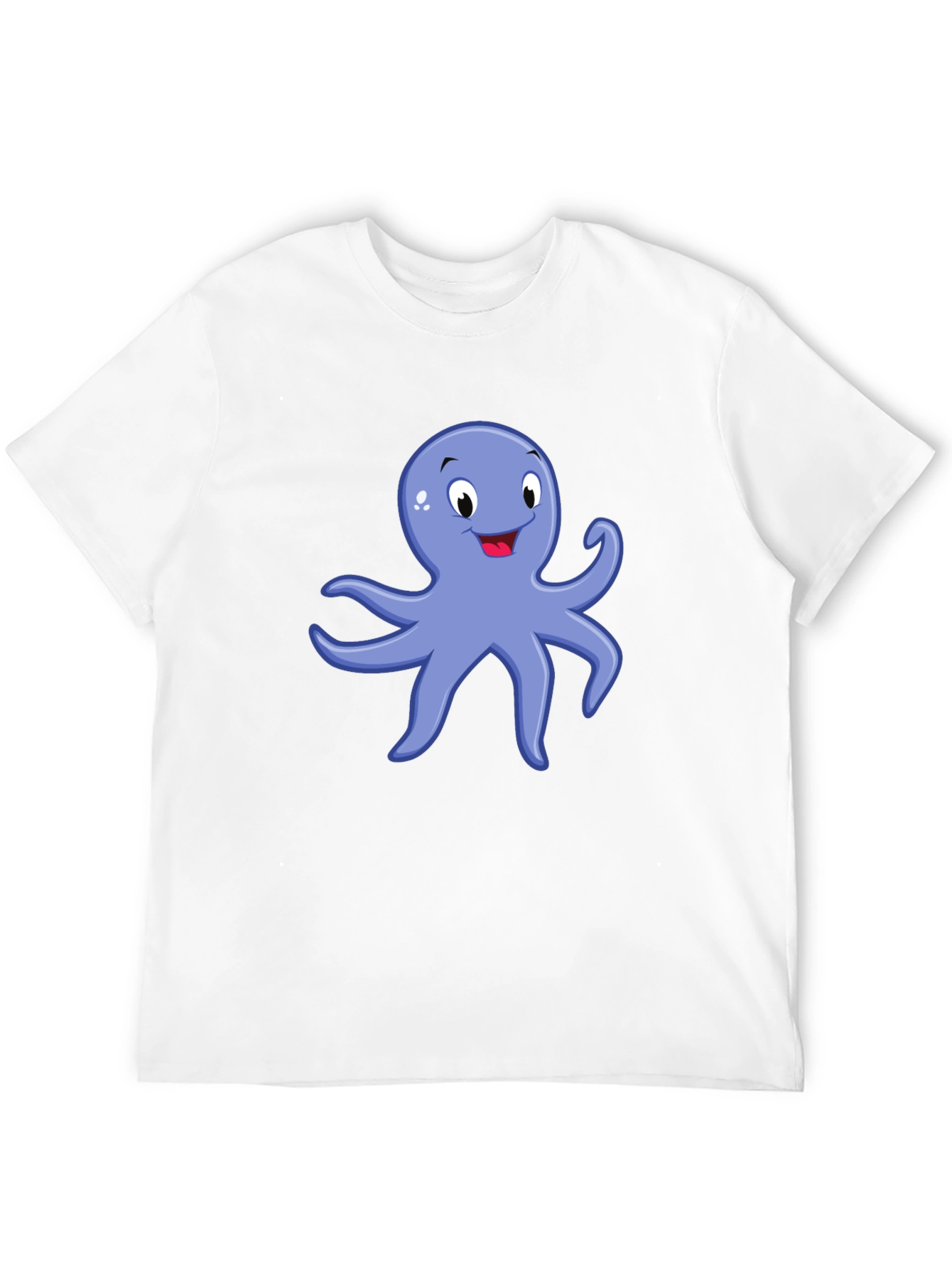 Octopus Graphic Tee - Black Cotton Blend