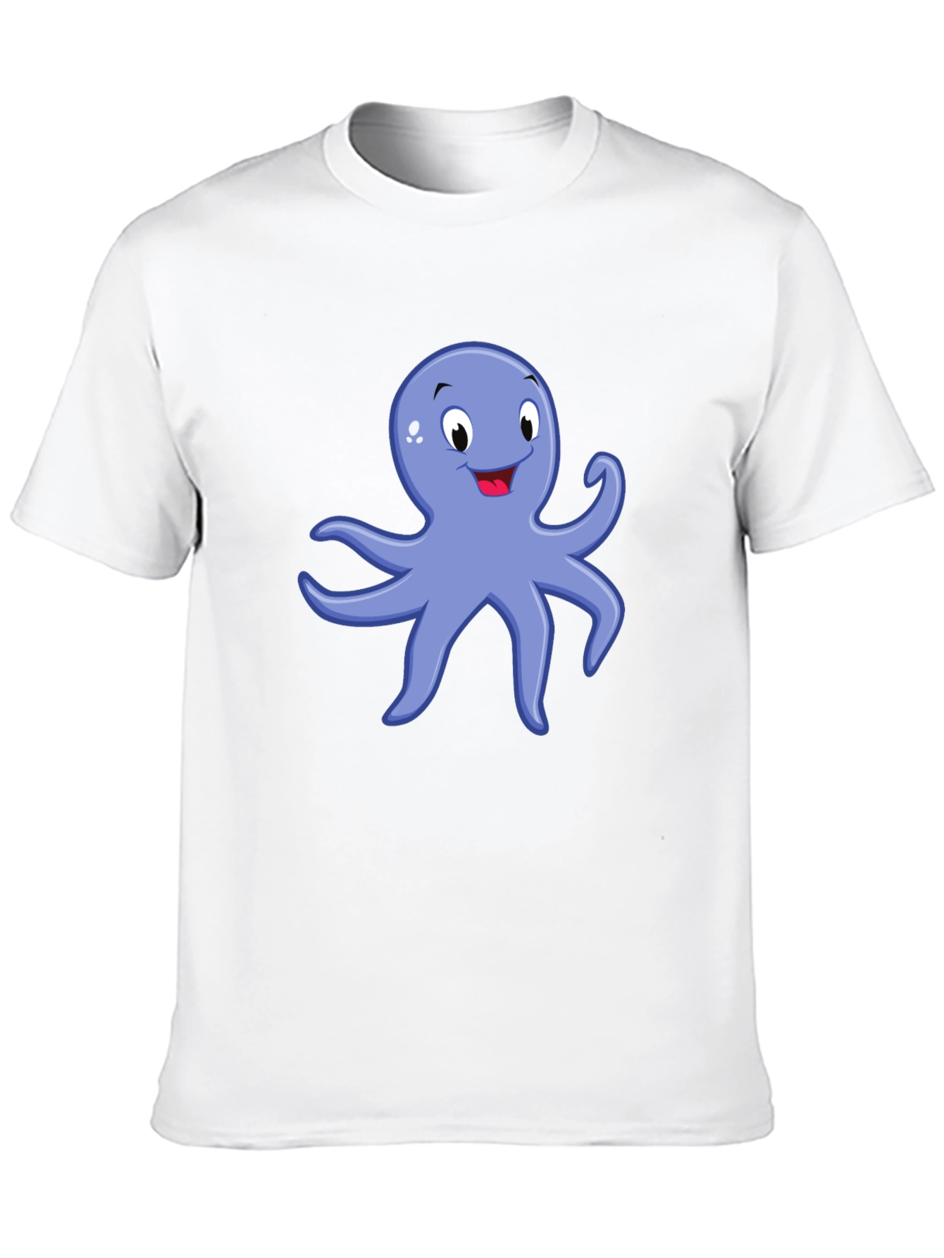 Octopus Graphic Tee - Black Cotton Blend