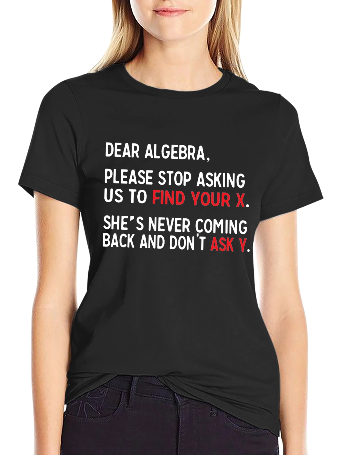 Funny Algebra T-Shirt - Find Your X Math Tee
