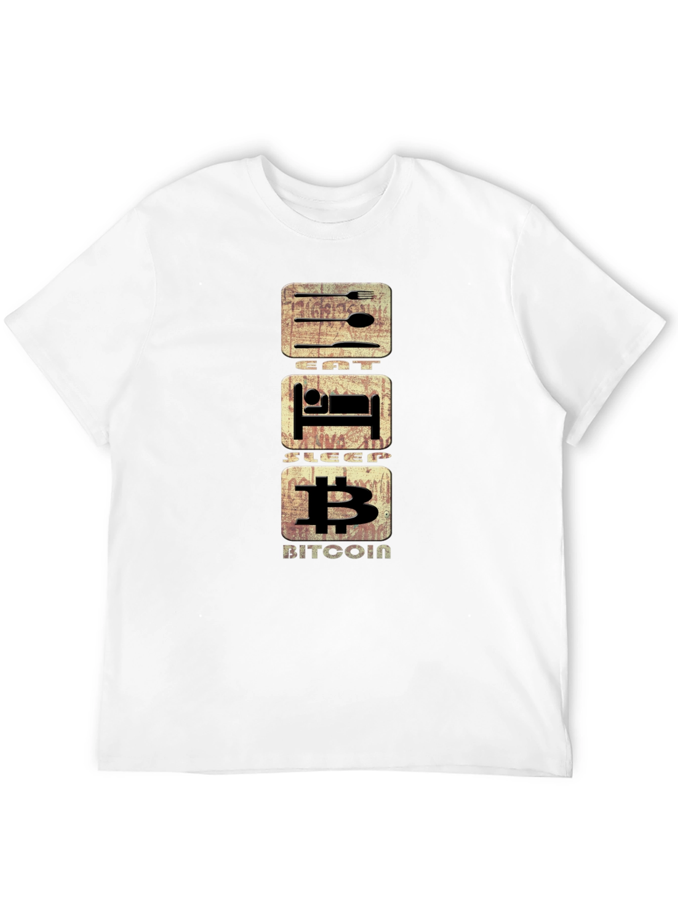 Eat Sleep Bitcoin T-Shirt - Crypto Enthusiast Apparel