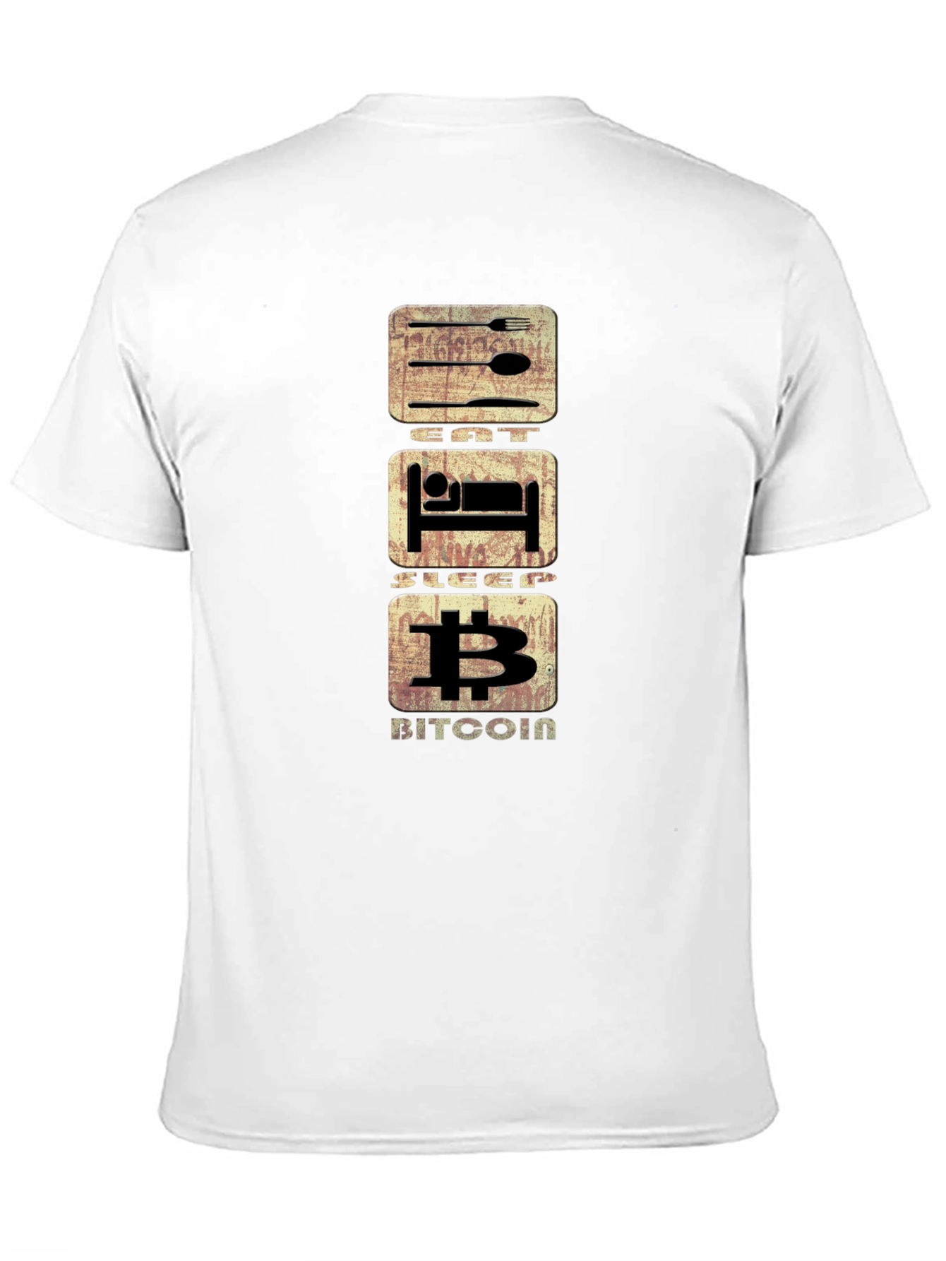 Eat Sleep Bitcoin T-Shirt - Crypto Enthusiast Apparel