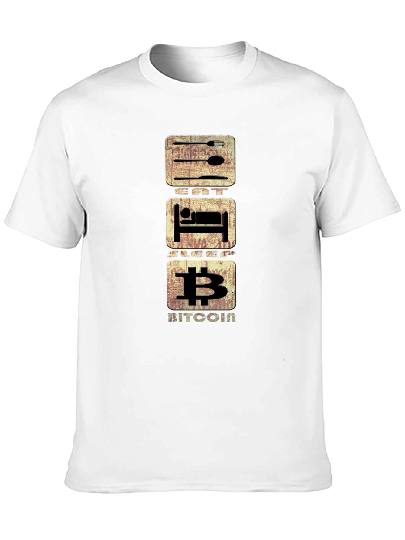 Eat Sleep Bitcoin T-Shirt - Crypto Enthusiast Apparel