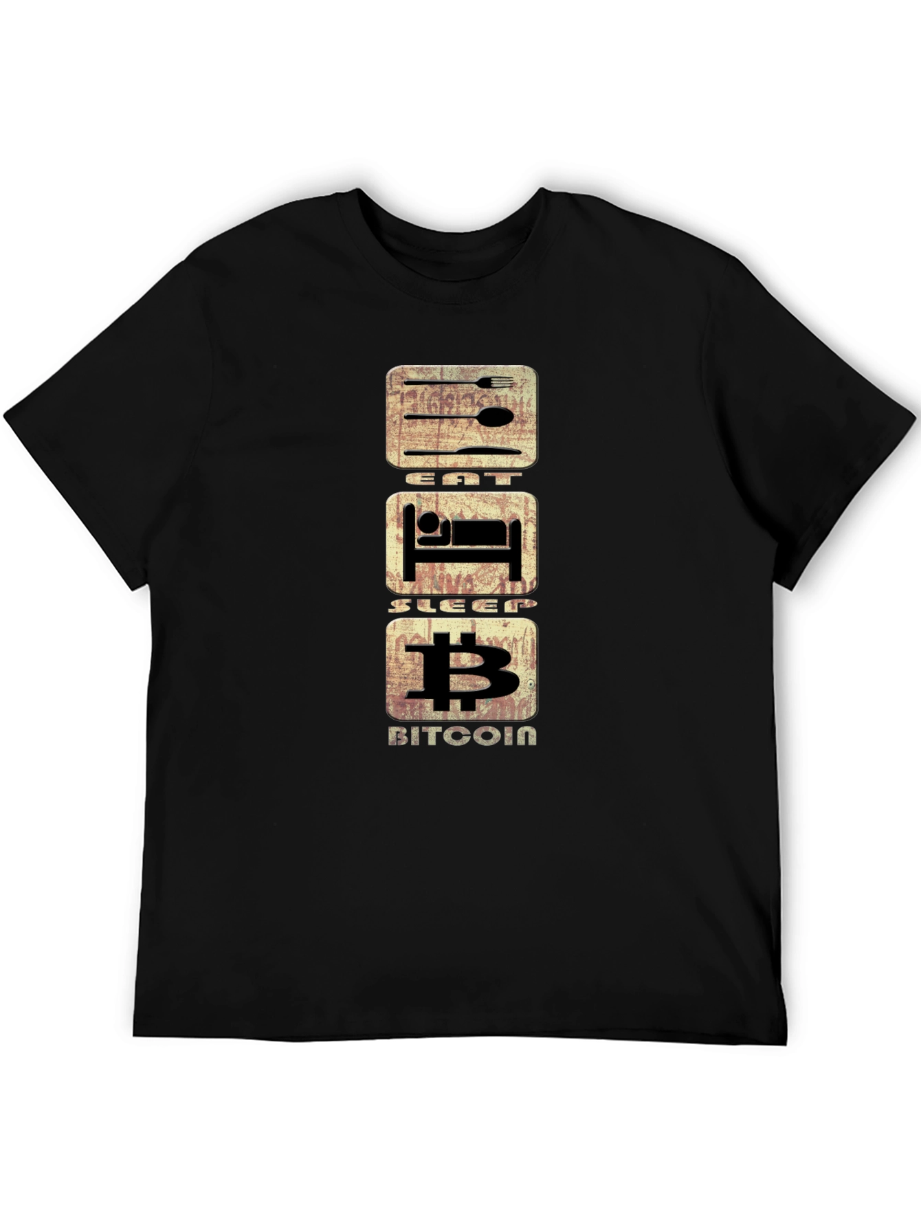 Eat Sleep Bitcoin T-Shirt - Crypto Enthusiast Apparel