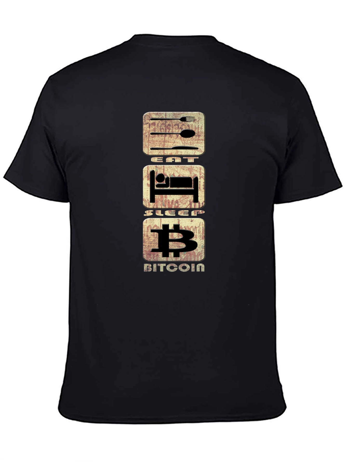 Eat Sleep Bitcoin T-Shirt - Crypto Enthusiast Apparel