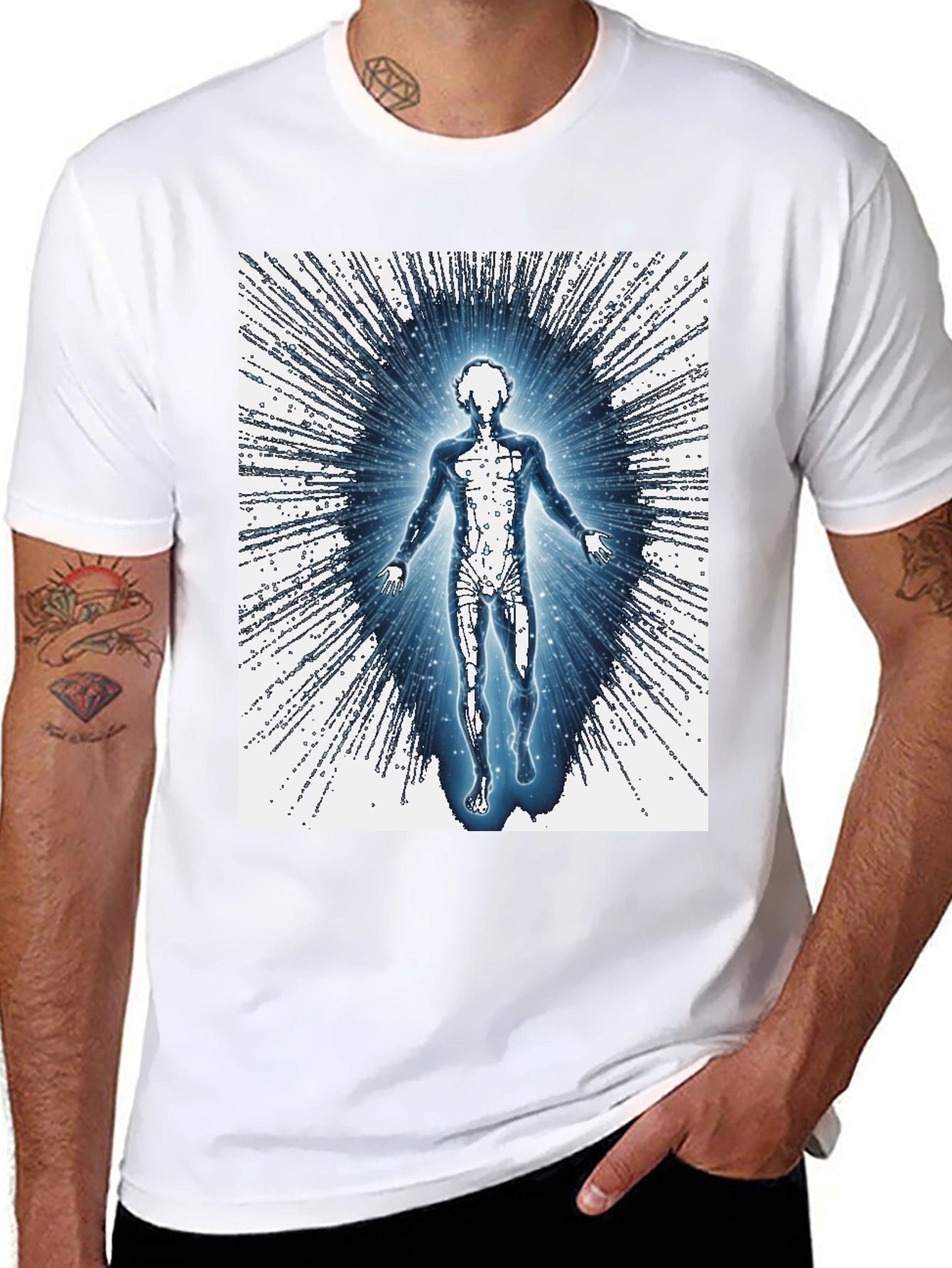 Enlightened Being T-Shirt - Black Cotton