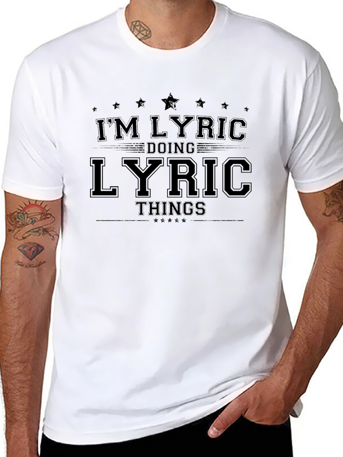 Im Lyric Doing Lyric Things - Black T-Shirt