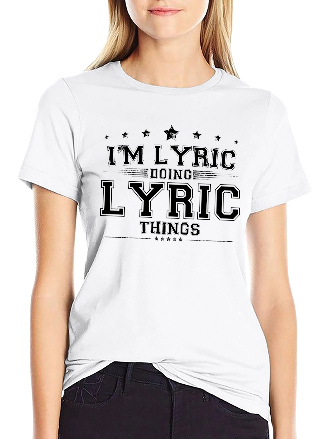 Im Lyric Doing Lyric Things - Black T-Shirt