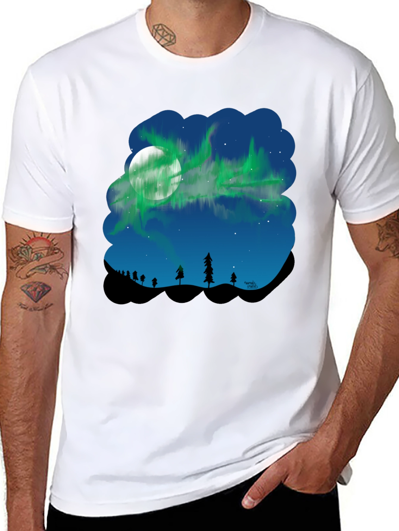 Northern Lights Graphic Tee