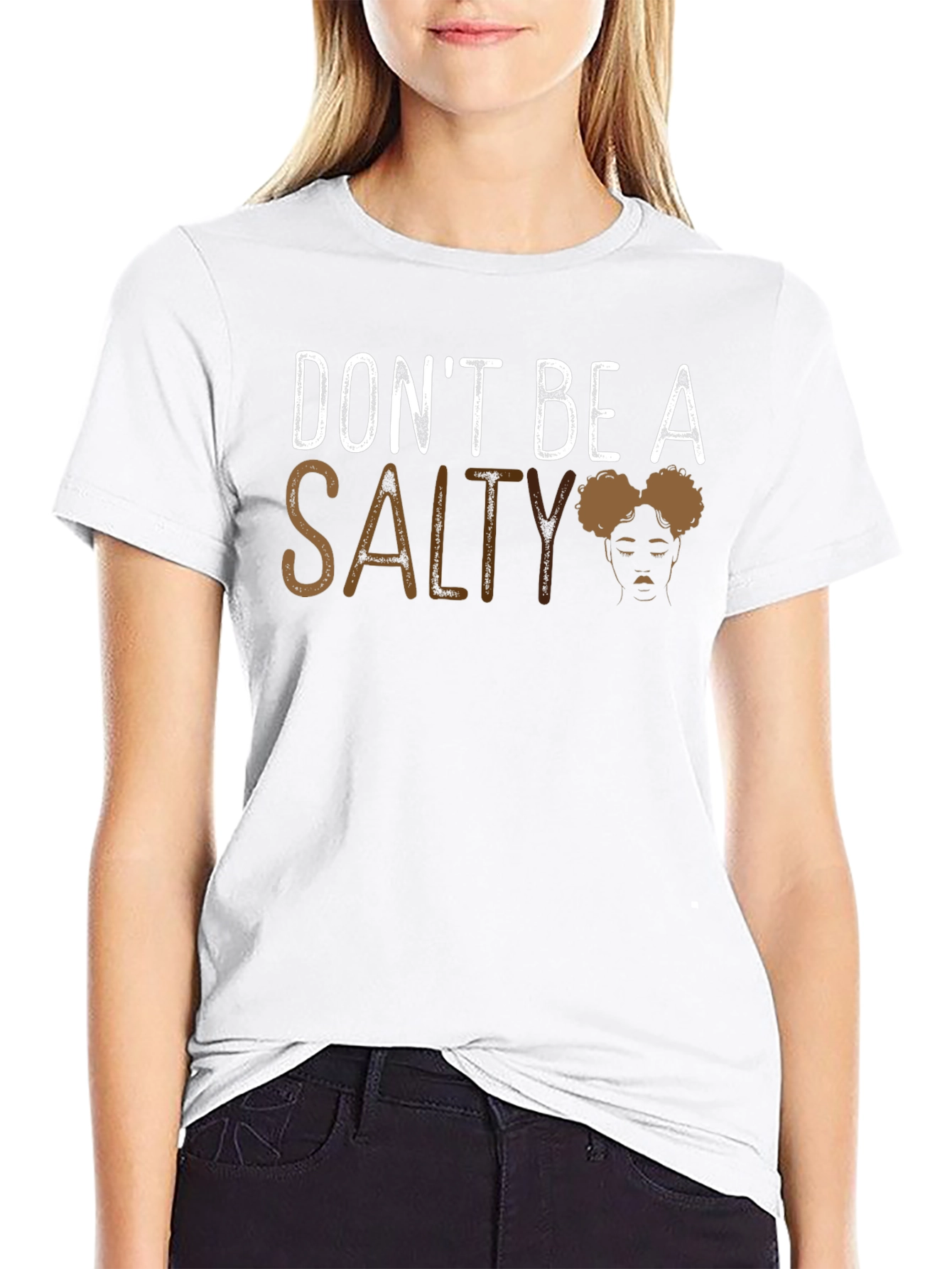 Dont Be Salty Graphic Tee - Unisex Cotton T-Shirt