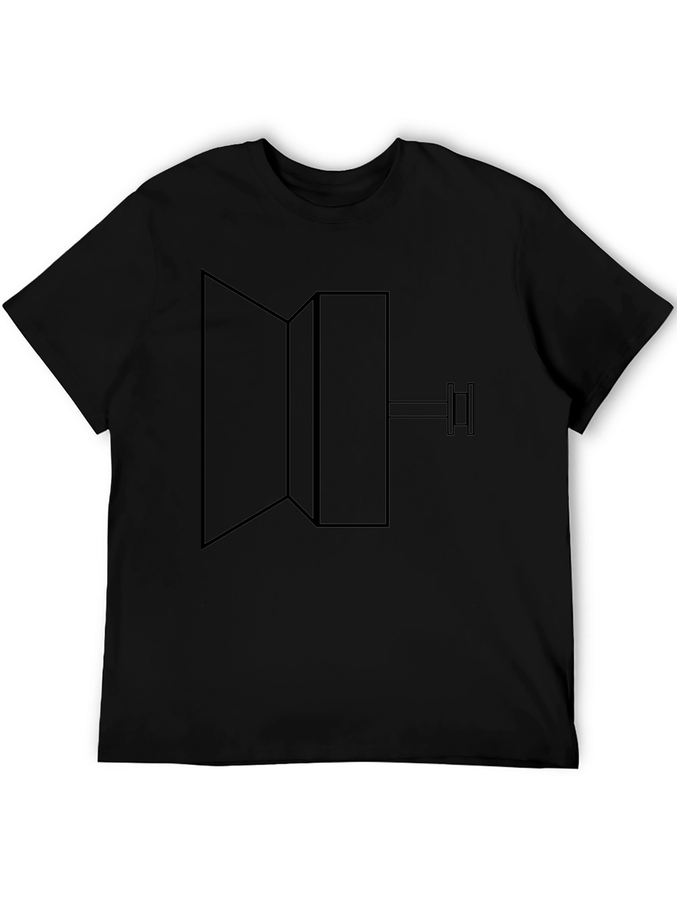 Geometric Hammer Black T-Shirt
