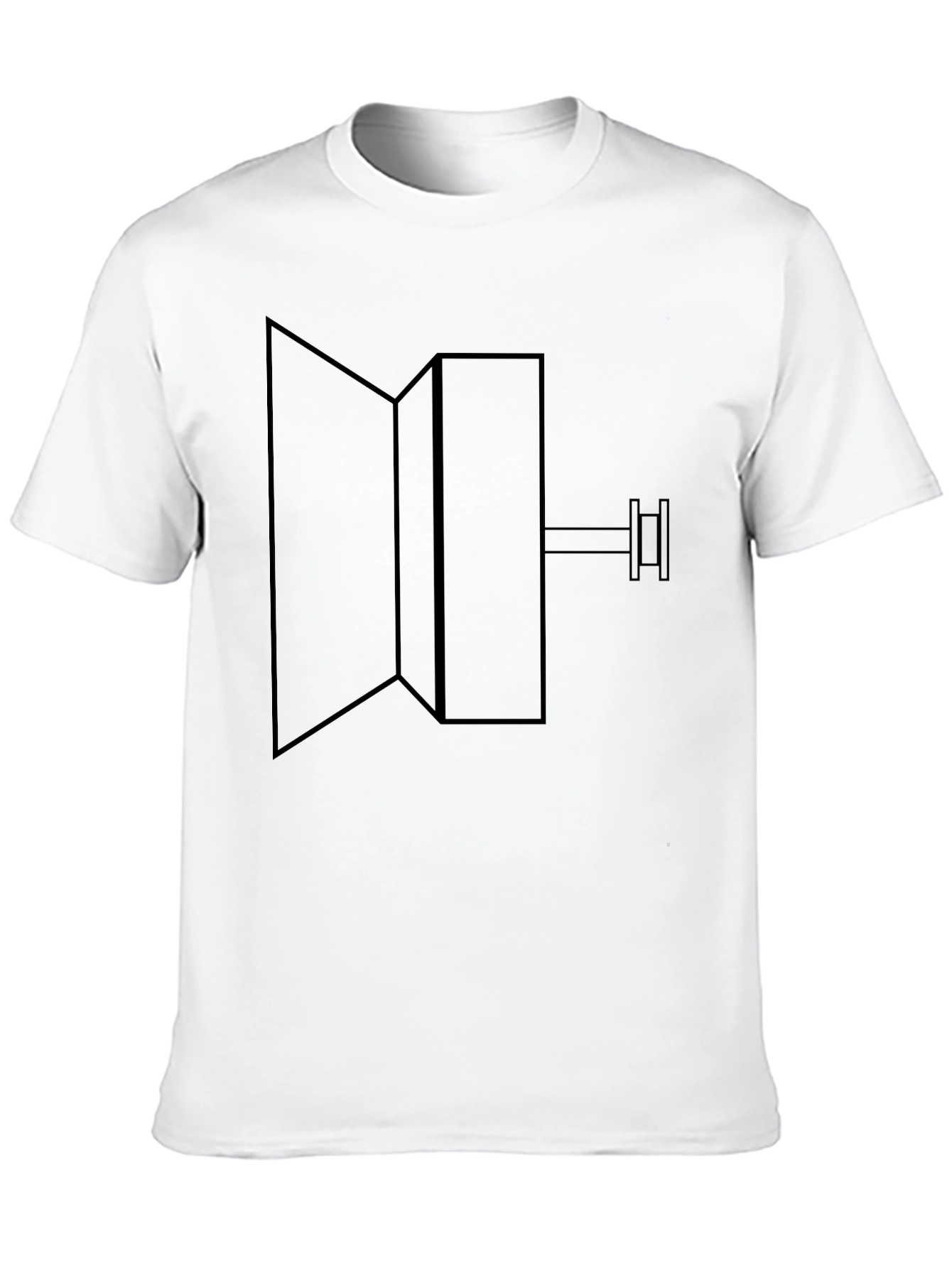 Geometric Hammer Black T-Shirt