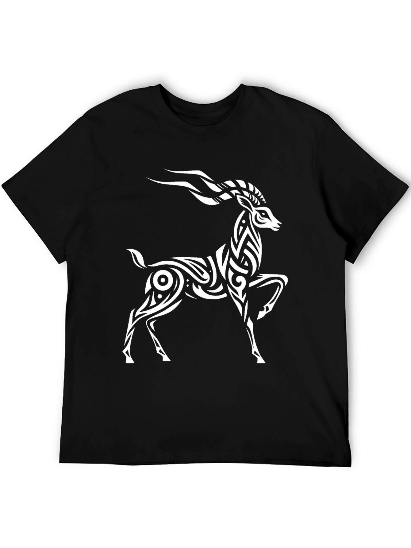 Stylish Tribal Antelope Graphic Tee