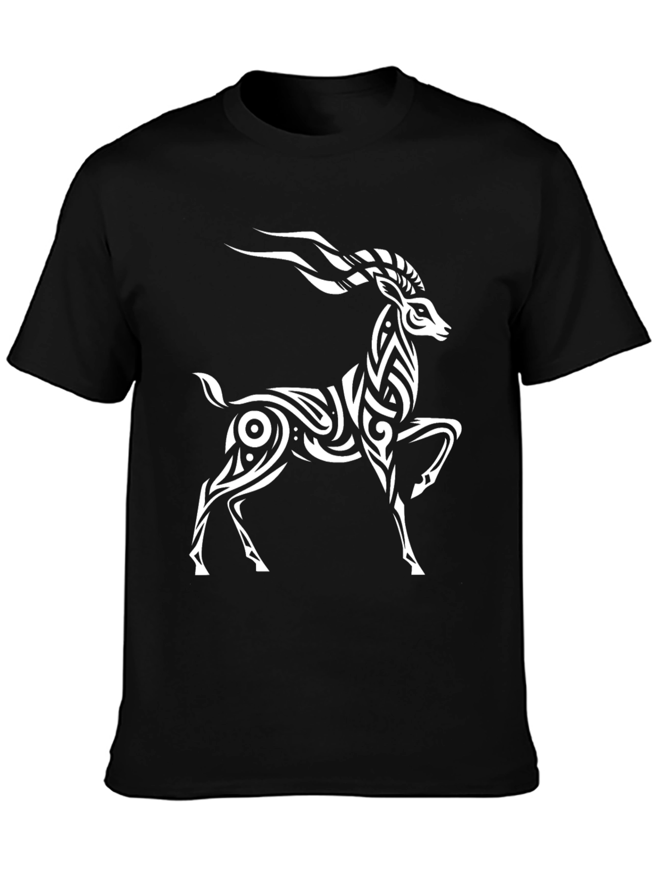 Stylish Tribal Antelope Graphic Tee