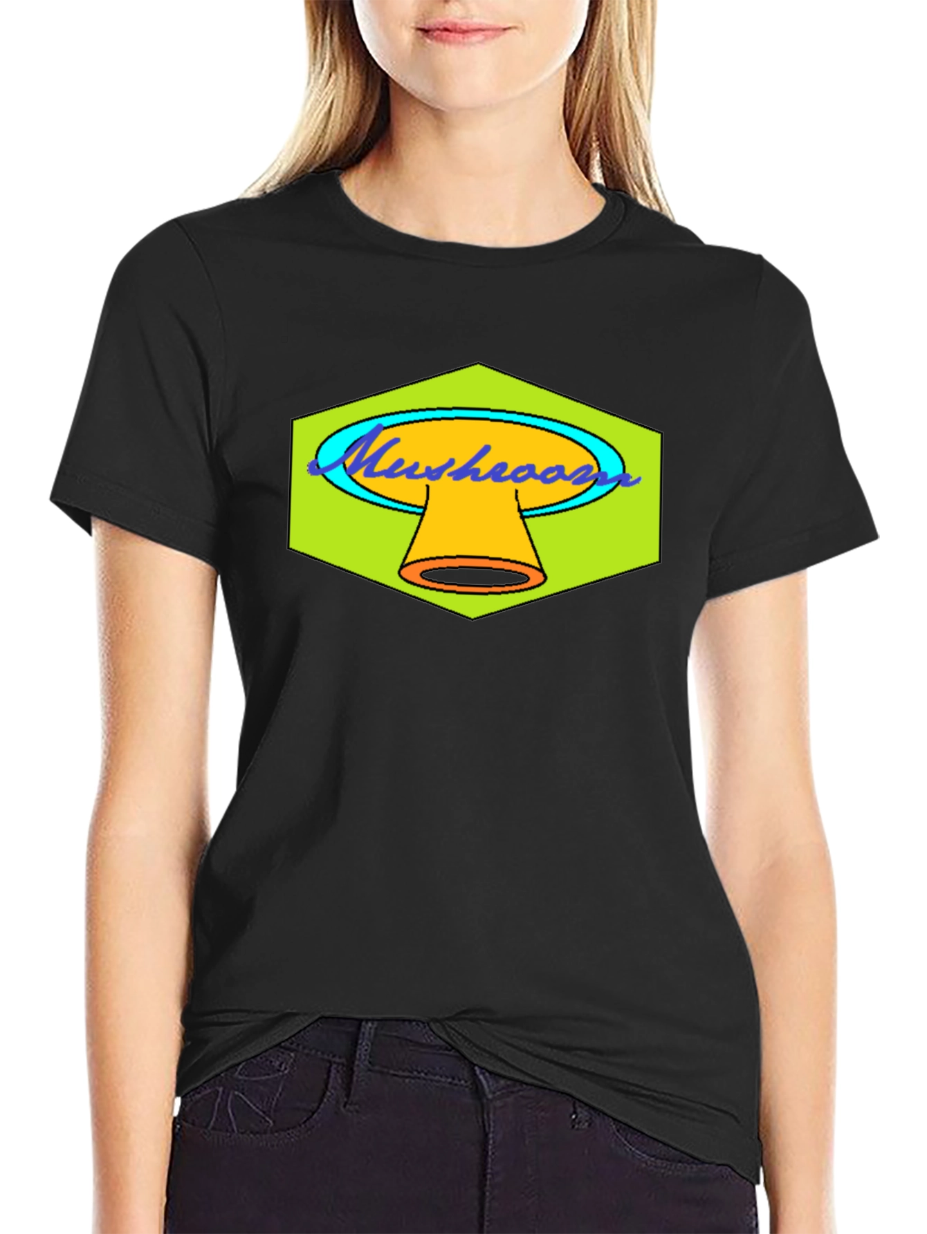 Mushroom Graphic Tee - Retro Design