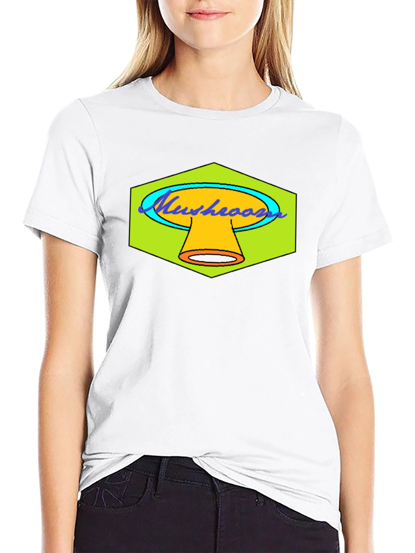 Mushroom Graphic Tee - Retro Design