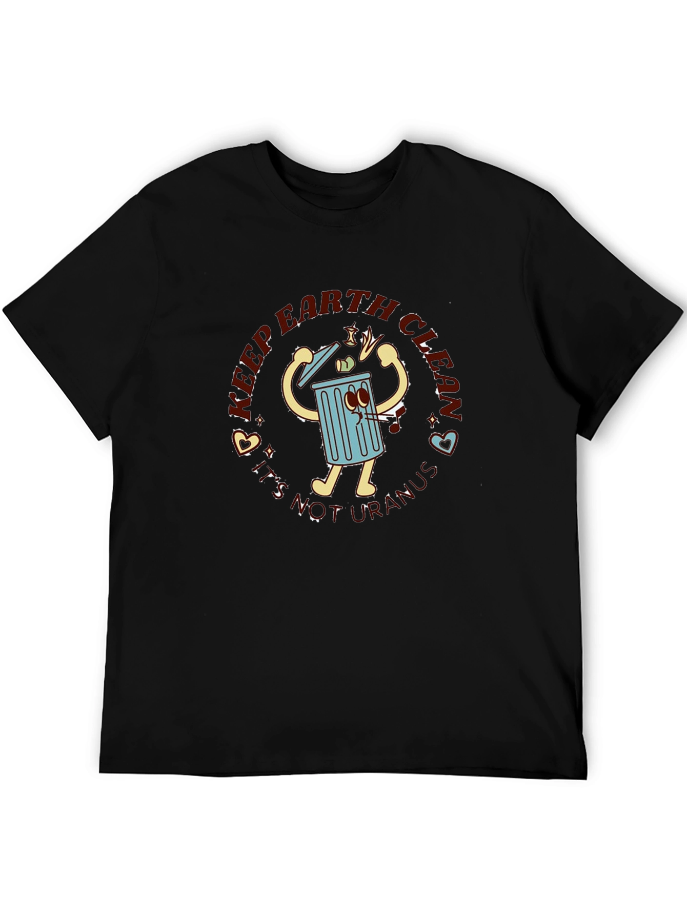 Keep Earth Clean Black T-Shirt